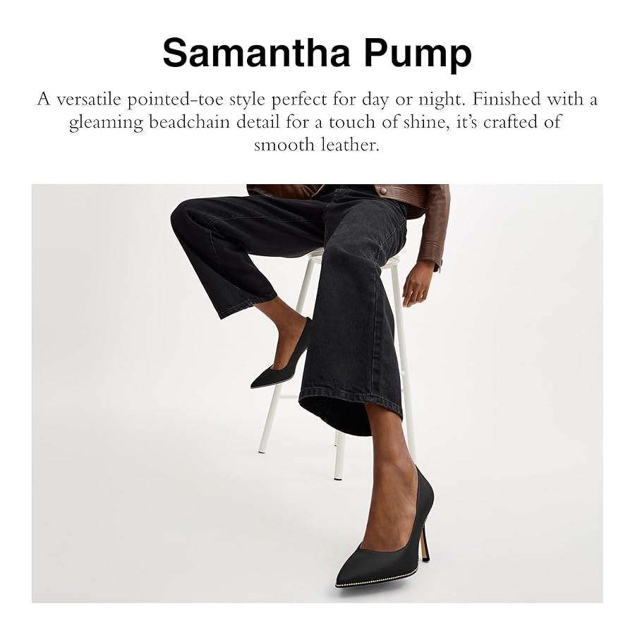 【COACH】Samantha Signature Pointed-Toe Leather Pumps COACH Samantha Signature Pointed-Toe Leather Pumps - Macy's