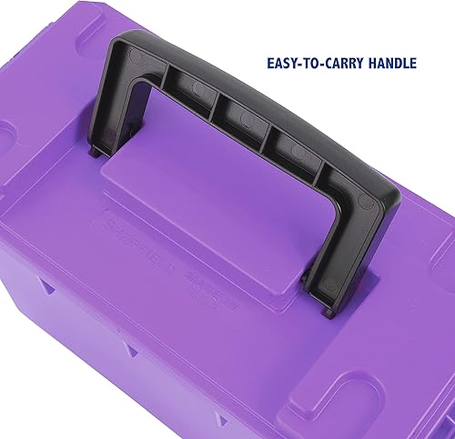 Miniatura 7 de Sheffield - Caja de almacenaje 12634, color blanco ártico, Morado