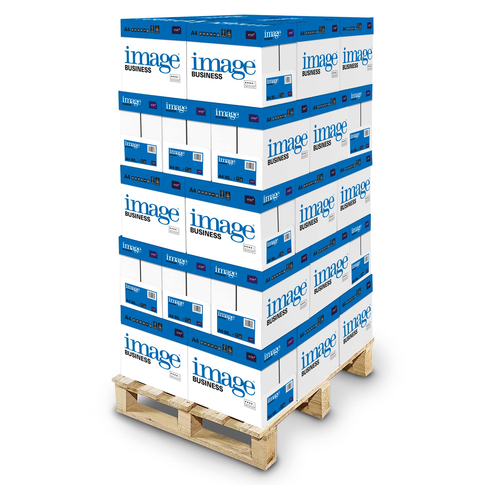 Image Business Kopierpapier 80g/m², A4, CIE 161 weiß, FSC mix credit - 40 Kartons, 200 Packungen, 100.000 Blatt