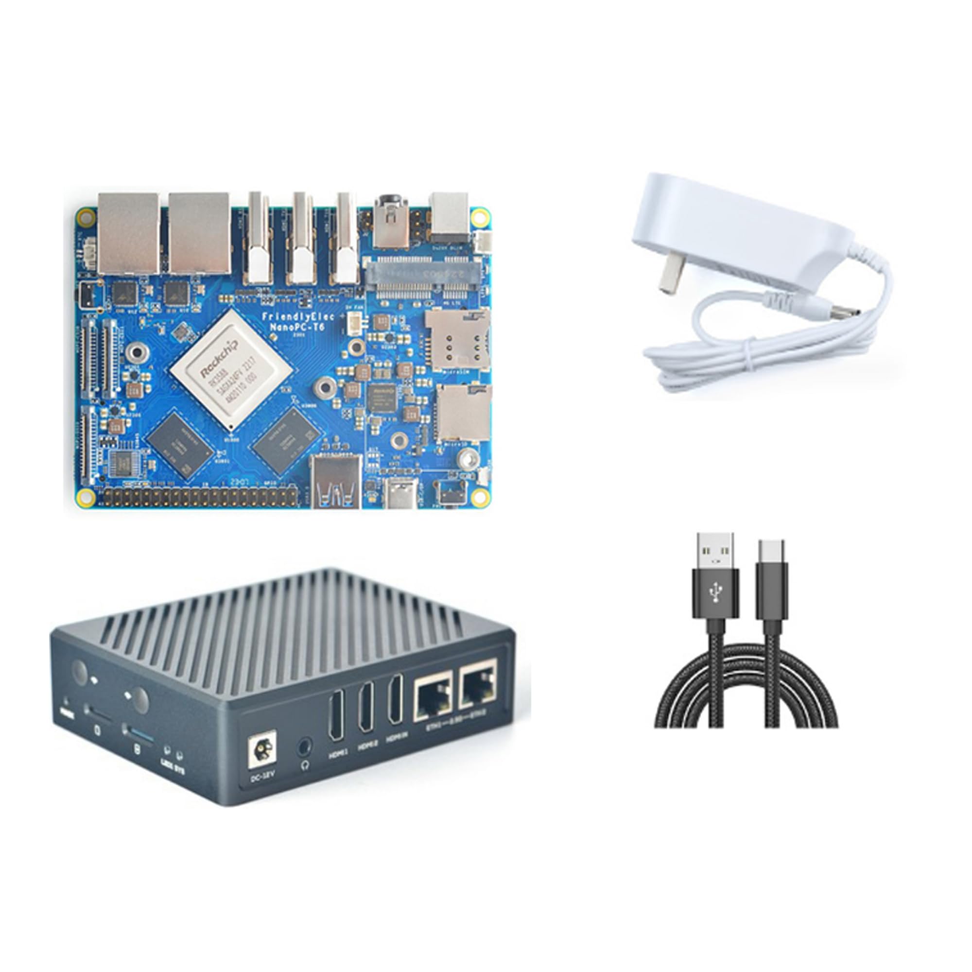 Amazon.co.jp: FriendlyElec NanoPC-T6 開発ボード RK3588 Cortex A76