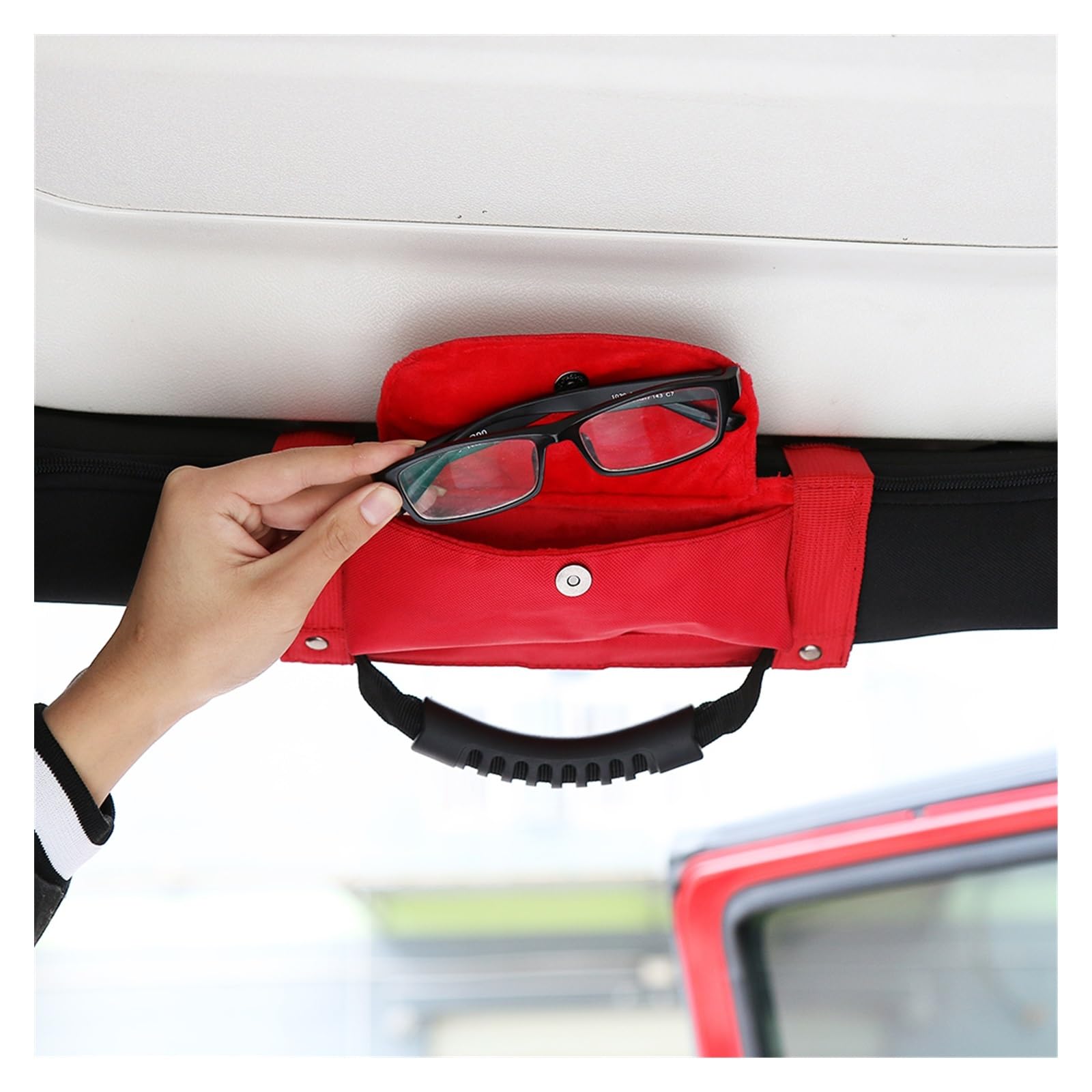 Maniglia Per Roll Bar Con Porta Occhiali Da Sole – Accessorio Pratico Per Jeep Wrangler, CJ, TJ E JK