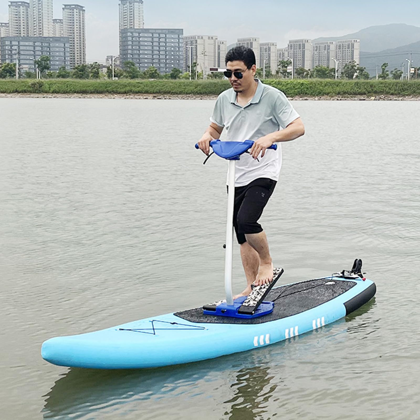 stand up paddle mit pedalen YJFEDCC Water Park Pedal Inflation Board, Inflatable Pedal Boat Stand Up Surfboard, Single Inflatable Board Toys Rahmenhöhe:53 cm (21.0 Zoll) McKenzie Hill 400 Mountainbike Location: Lone Pine Gear Exchange Durchdachtes Design für höchsten