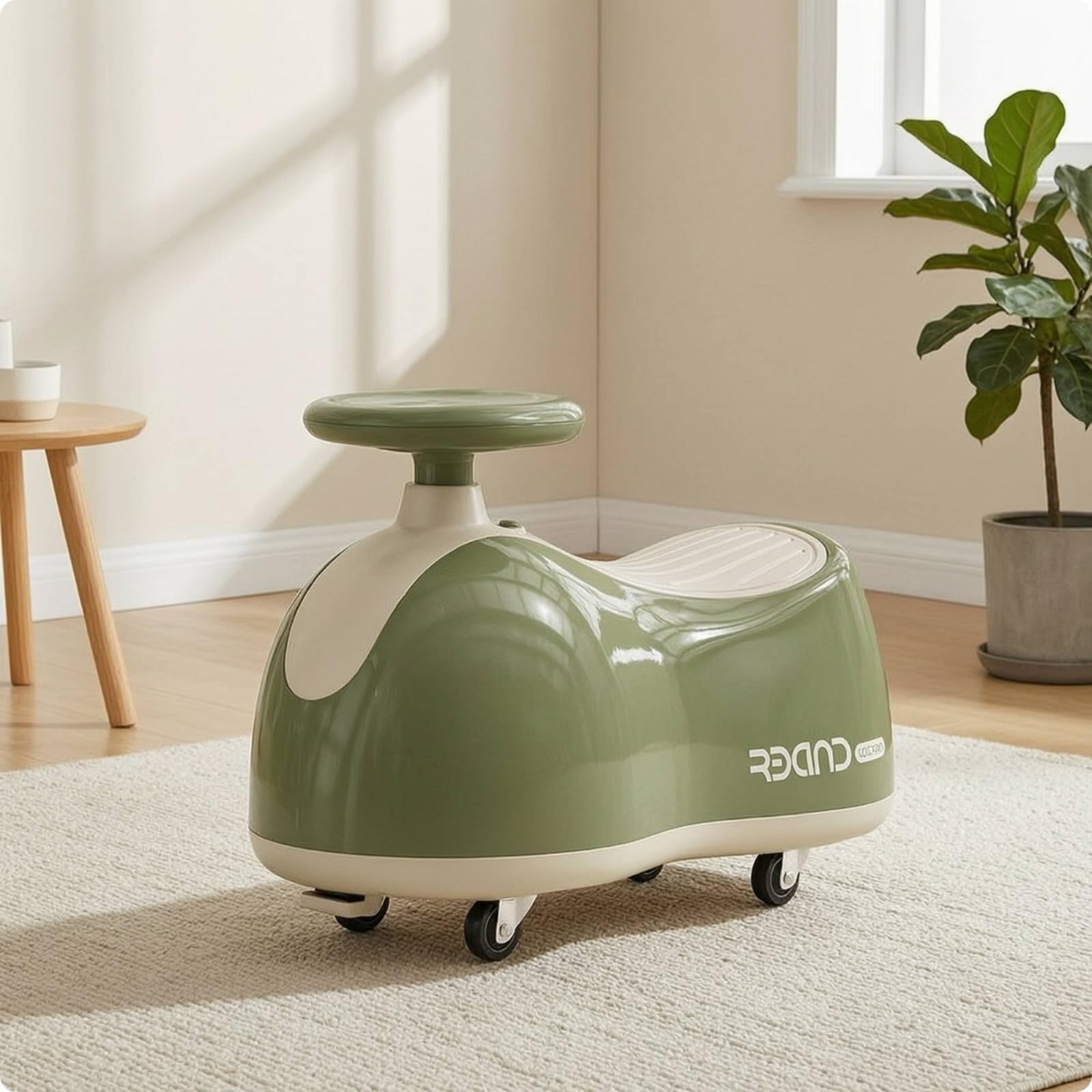 Correpasillos con Ruedas Giratorias Estable Coche Correpasillos con Luces Compacto para Caminar Infantil Música para, Gris Avanzado