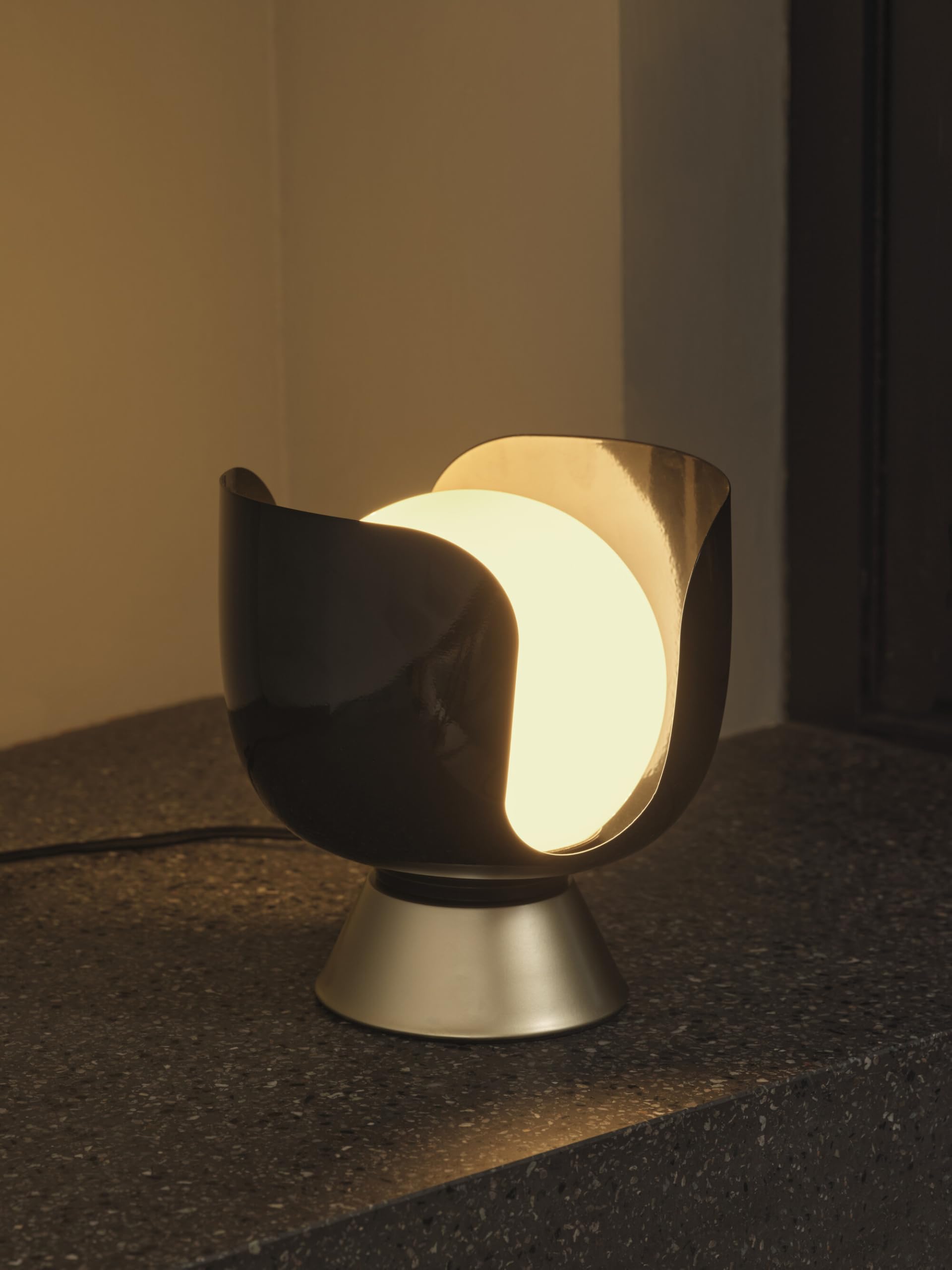 Osram Lampe de table Corolle E14 métal verre rétro noir Lampe de table