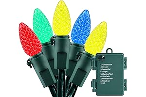 Battery Operated String Lights for a Festive Christmas Ambiance