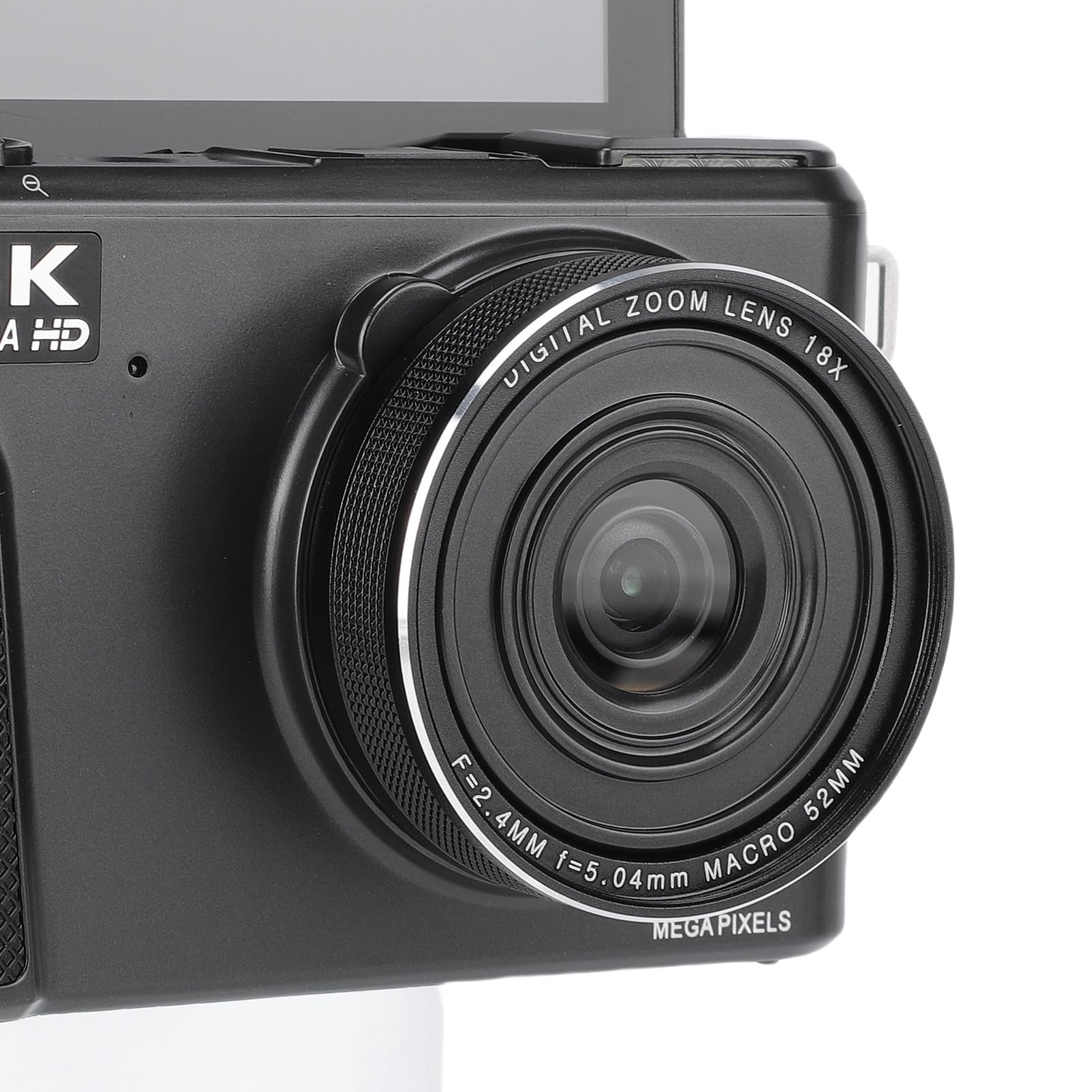 Generic Fotocamera Mirrorless WiFi da 88 MP 8K con Messa a Fuoco Automatica Zoom 18X con Doppia Batteria per Hobbisti e Principianti (BLACK)