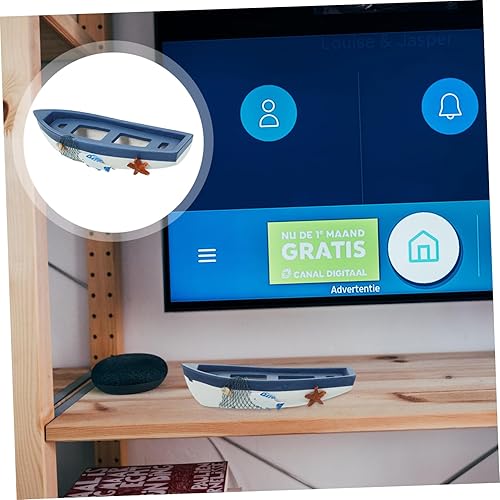 Miniatura 9 de Adornos de barco mediterráneo Decoración mediterránea Esculturas modernas Modelo de barco náutico Estilo Mediterráneo Modelo de velero Modelo de