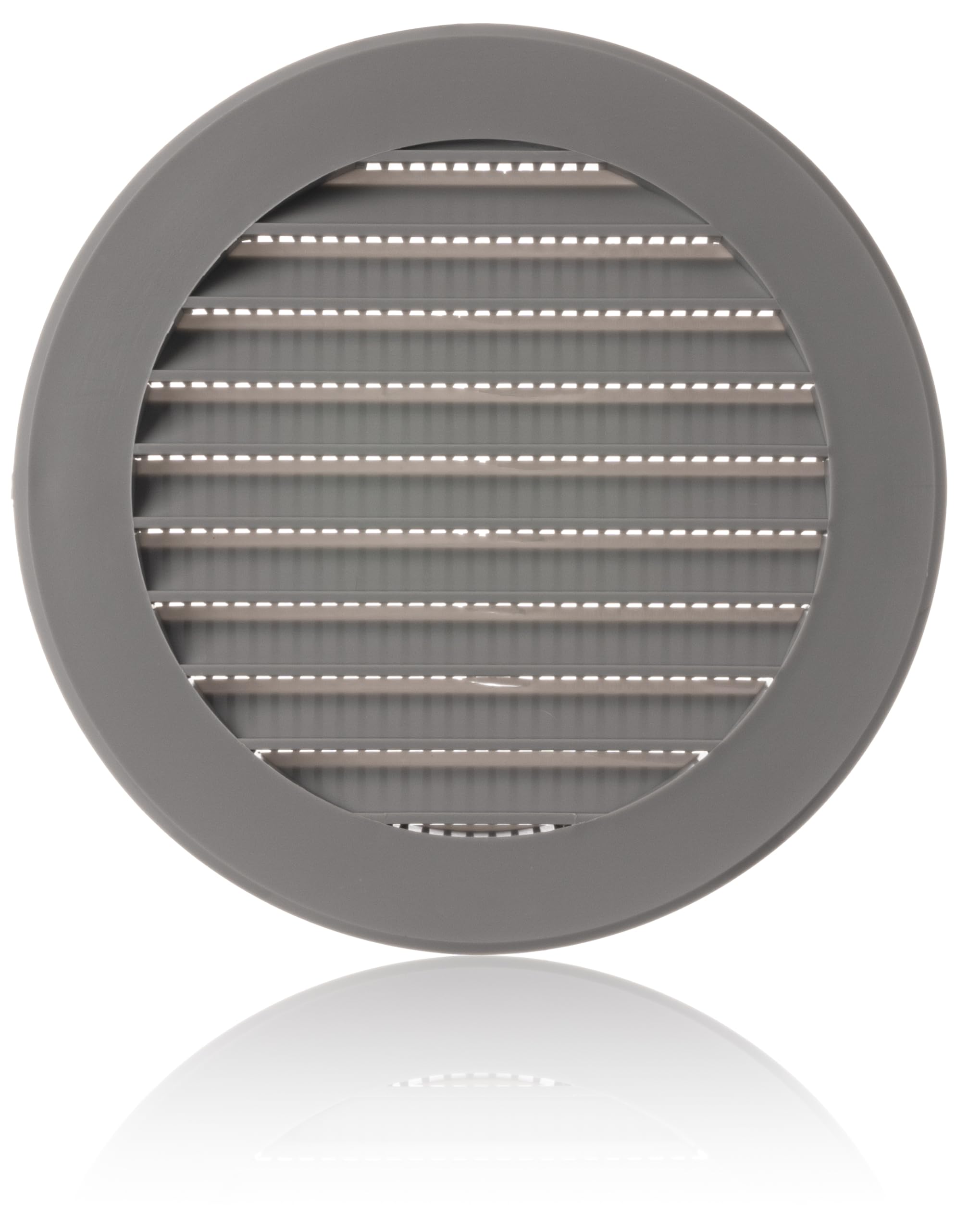 About Vent Grey Ø 100Mm / 4 Inch Plastic Round Ventilation Grille - Air Vent Cover