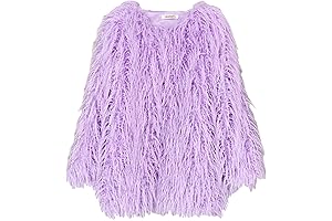 Women's Fluffy Faux Fur Outwear Parka Coat: Stay Cozy and Chic