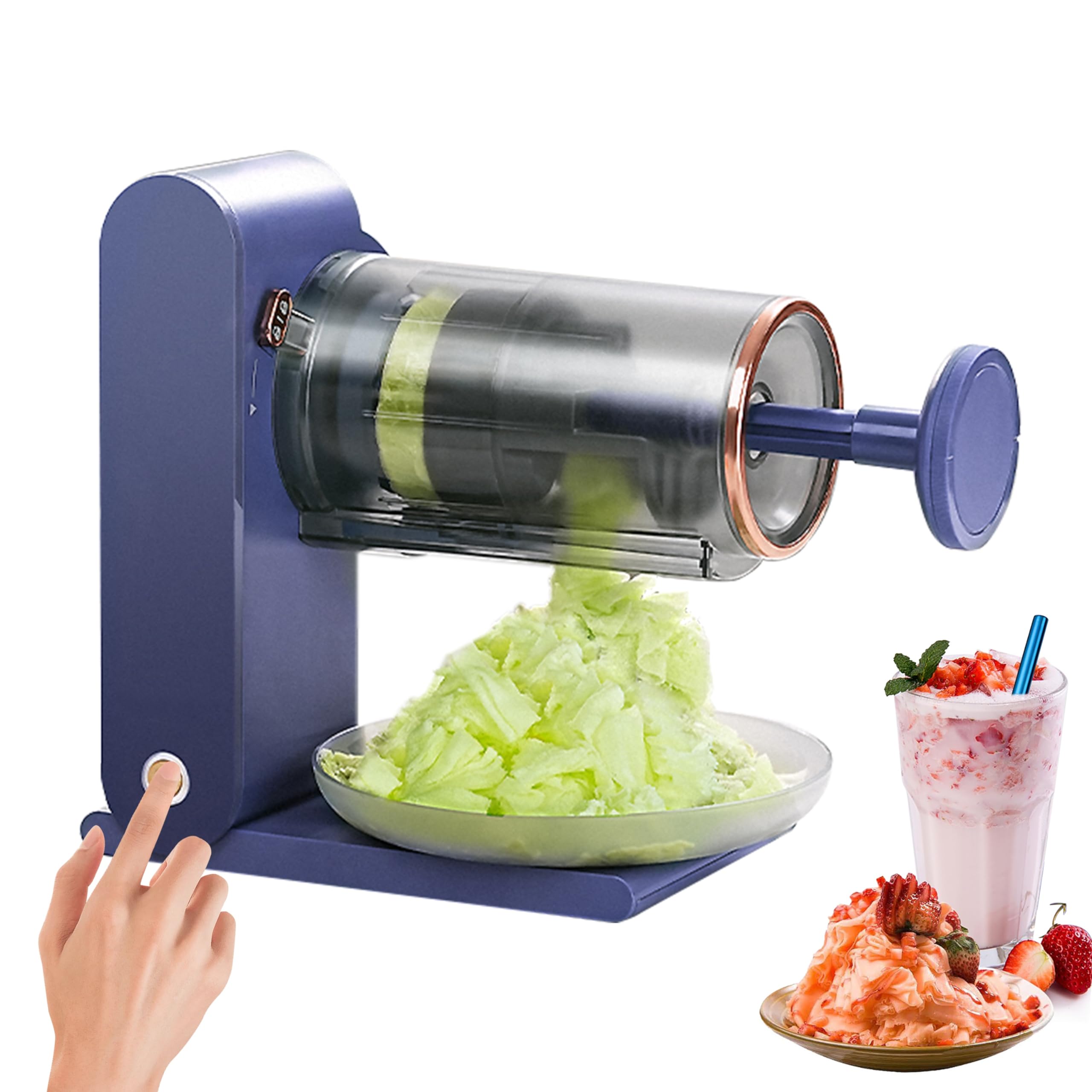 Istara Slushie Machine - Portable Electric Shaved Ice Machine, Snow Cone Machine for Party, Picnic with Ice Cube Trays, Easy to DIY at Home