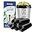 6 Gallon 70 pcs Black Trash Bags Strong Black Garbage Bags, Bathroom Trash Can Bin Liners, Plastic Bags for Office Home Kitchen, Fit 6 gallon,7 gallon Waste Basket Liner 6,7 Gal(6G70-Black)