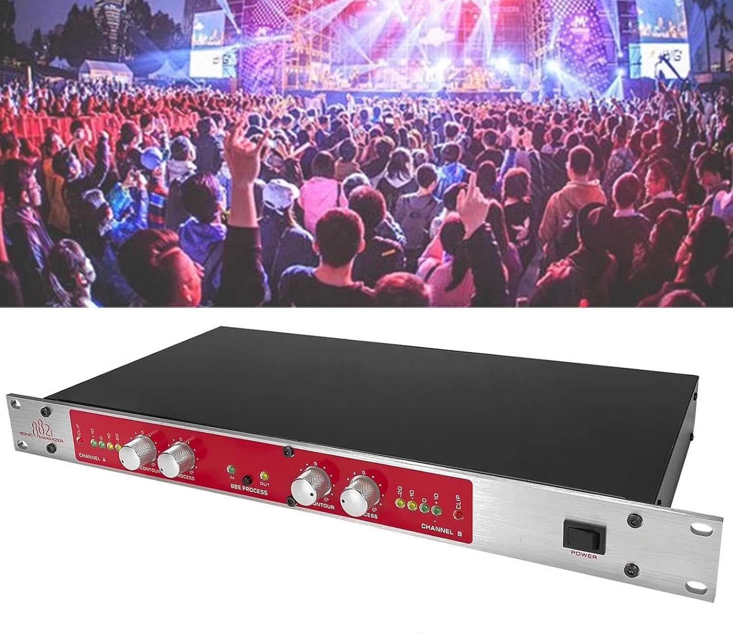 882I Professional Audio Processor, Autotune Vocal Processor, Audio Mixer Processor, Music Production Equipment, Sound Exciter, Sound Mixer for House Karaoke, Stage
