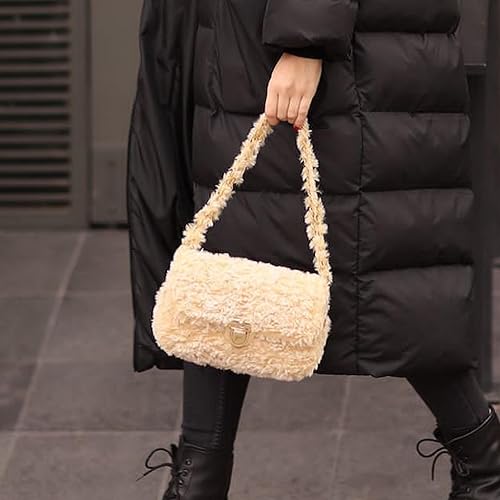 Miniatura 3 de Estako Piel 100% poliéster suave súper grueso esponjoso pelo sintético tejido y ganchillo hilo 3.52 oz (100gr) 71 yardas (213.3 ft) (47116)