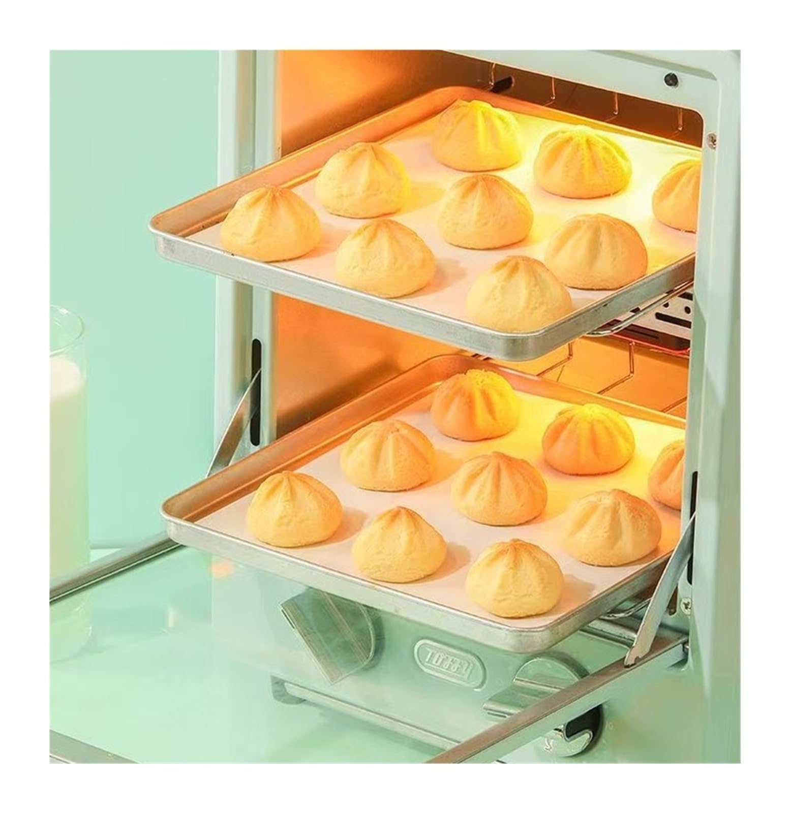 Galletas suaves de volcán con leche de coco, 100 g, suaves, masticables y ricas en sabor a coco, el refrigerio perfecto for el té de la tarde(3pcs)