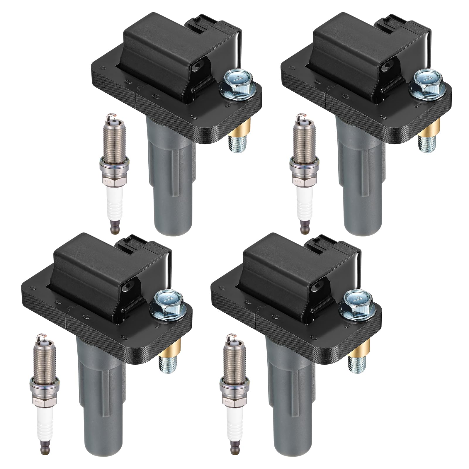 BDFHYK Ignition Coil UF665 and Spark Plug 93893 for Subaru WRX STI 13-18