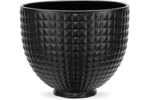 Black Studded KitchenAid Stand Mixer with 4.5 Quart Ceramic Bowl