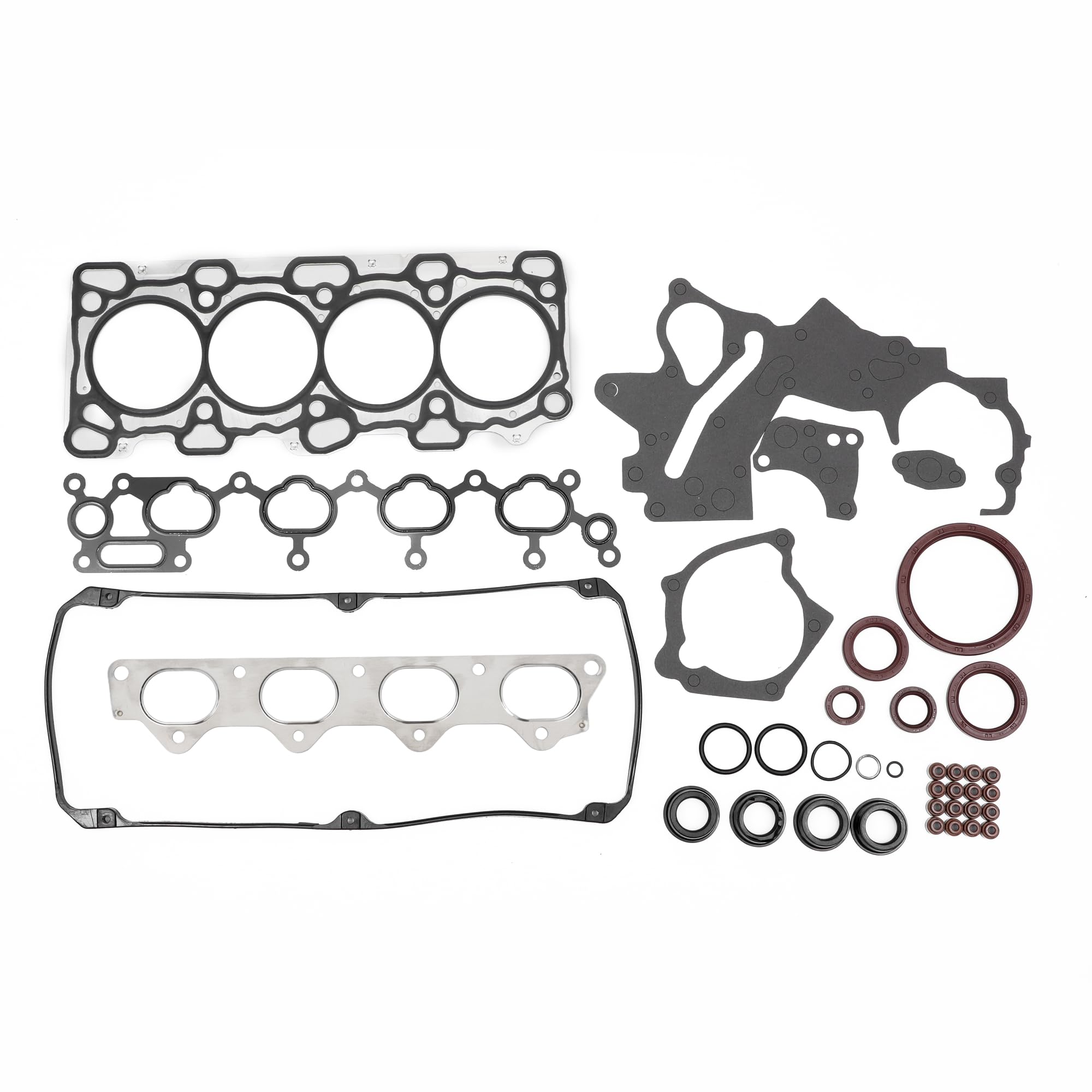 Juntas De Culata Y Válvula Para Mitsubishi 4G63(CU2W) | Material: Goma Metal, Color: Negro, OE: MD976508, Cantidad: 1 Set, Función: Resistencia A Altas Temperaturas Y Ajuste Preciso