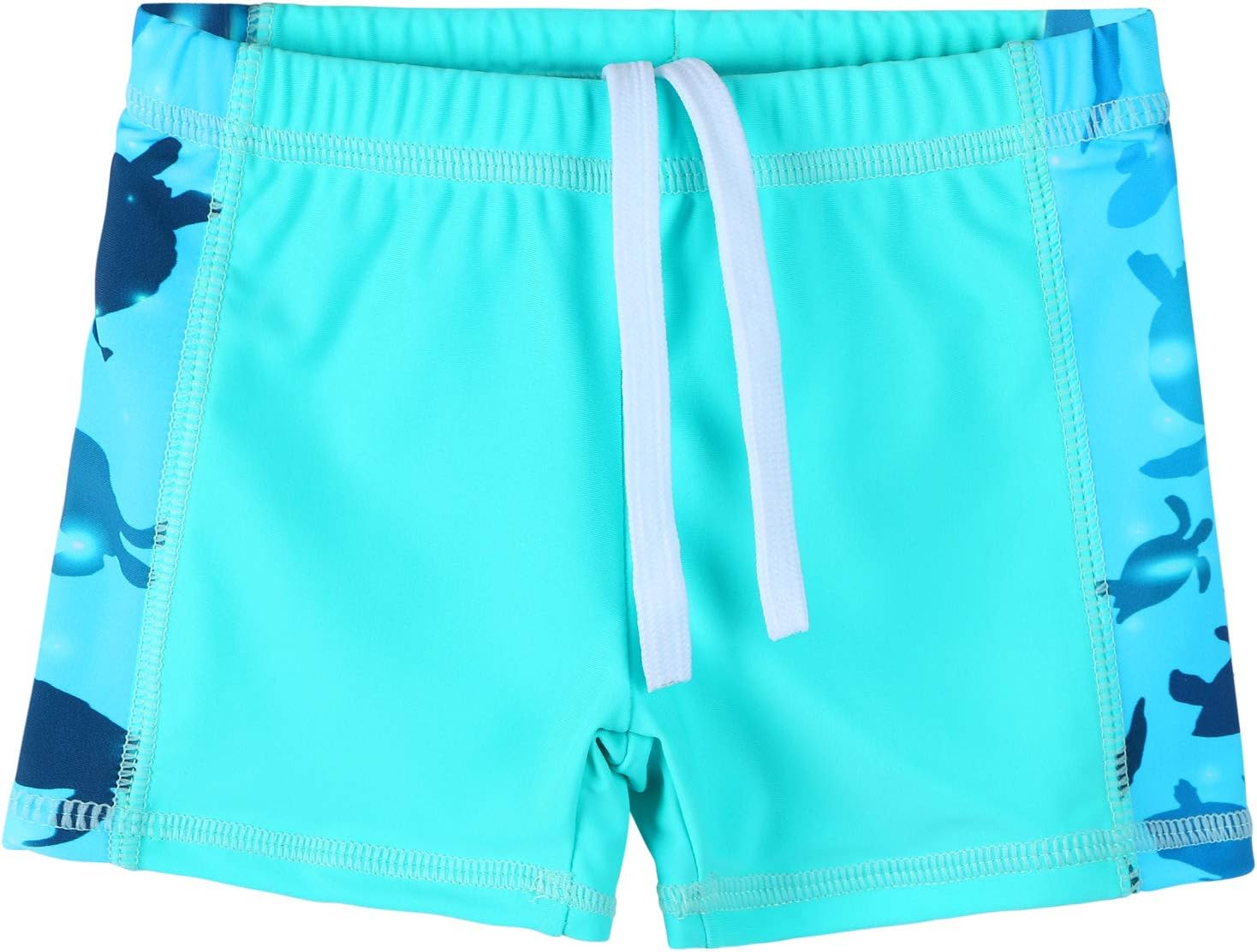 XFGIRLS Toddler Boys' 2-Piece Short Sleeve Swimsuit Trunk and Rashguard