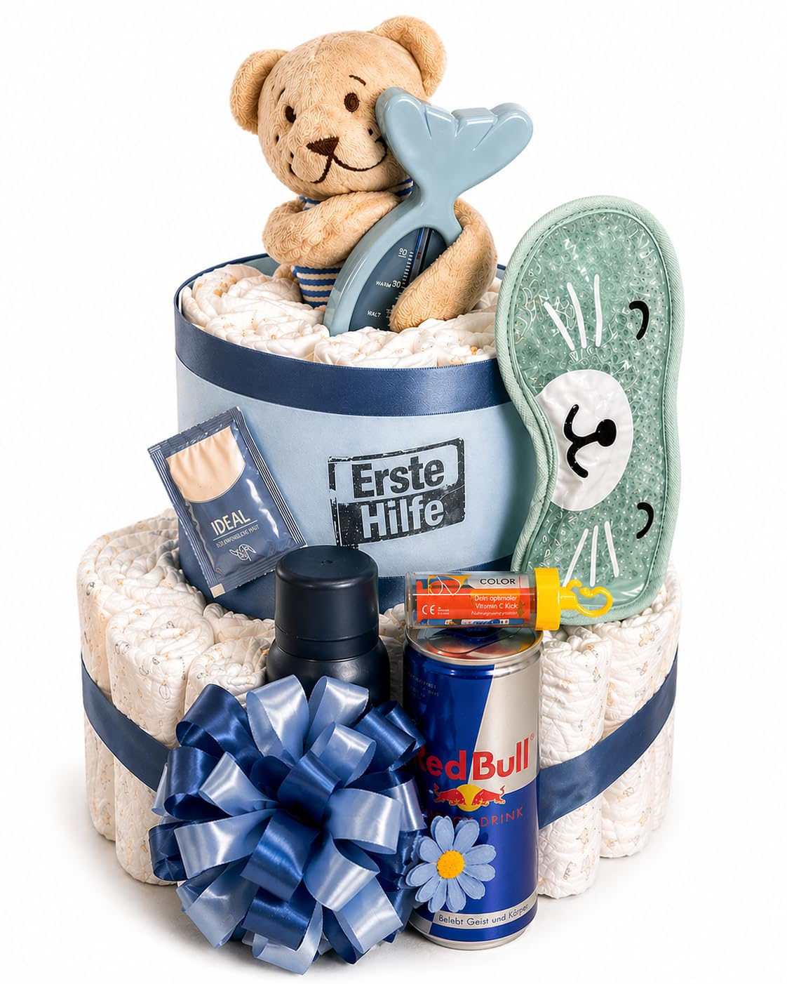 Windeltorte Papa | SOS - Hilfe für Papa | Baby Geschenk zur Geburt für Papa & Baby