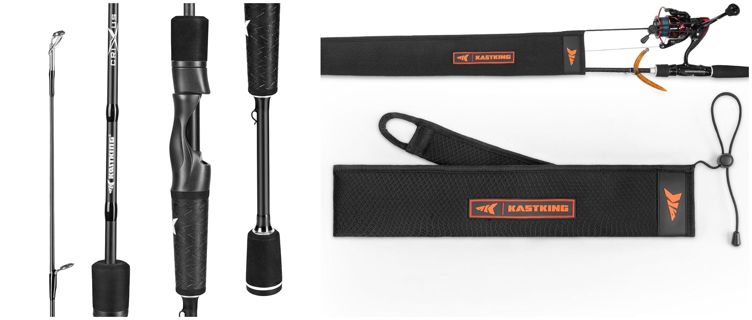 Amazon.com: KastKing Crixus Fishing Rods, Spinning Rod 7ft 6in