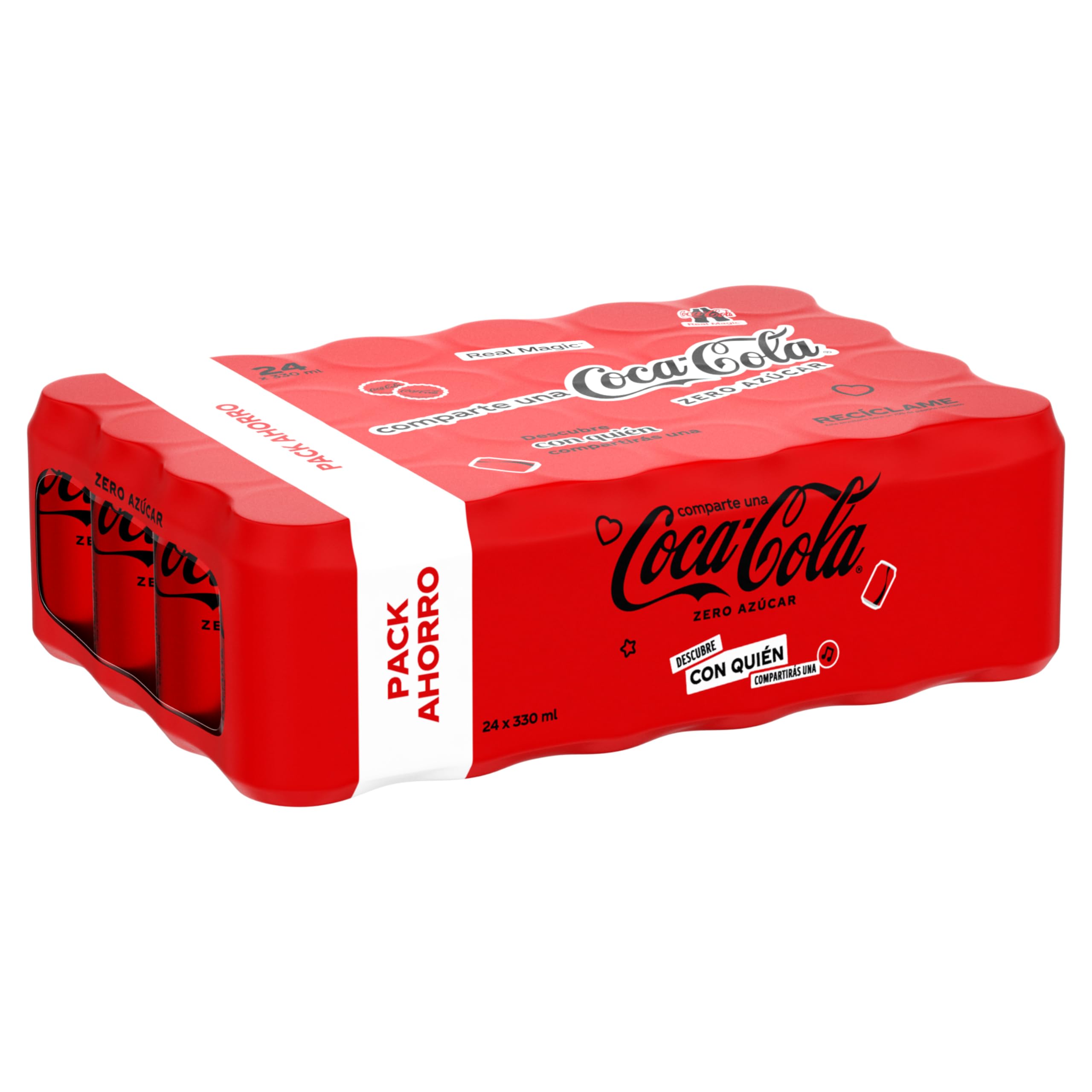 Coca-Cola Zero Sugar Soft Drink Cans  24 x 330 mL