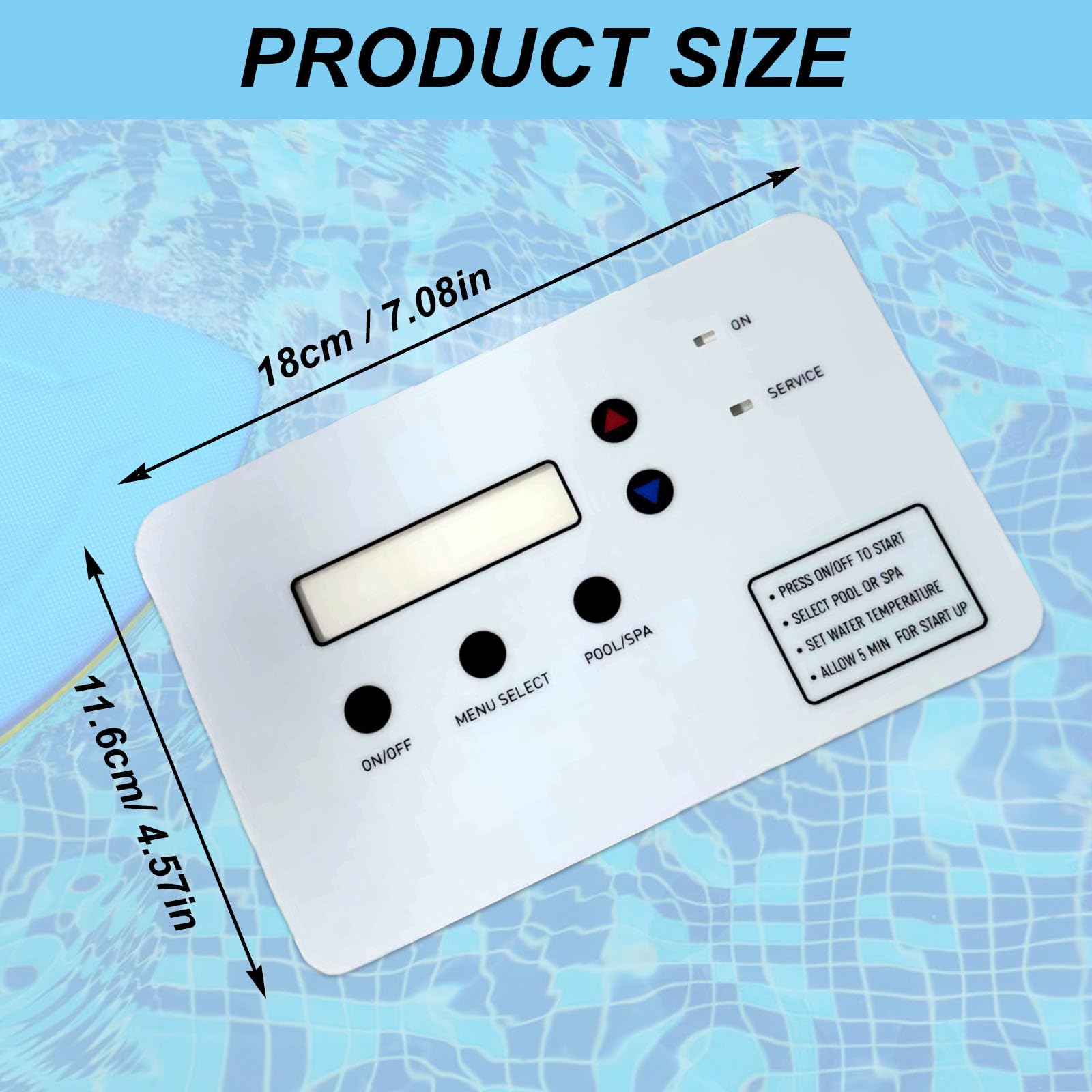 Spa Heater Keypad Pentair Pool Heater Keypad Membrane Replacement ...