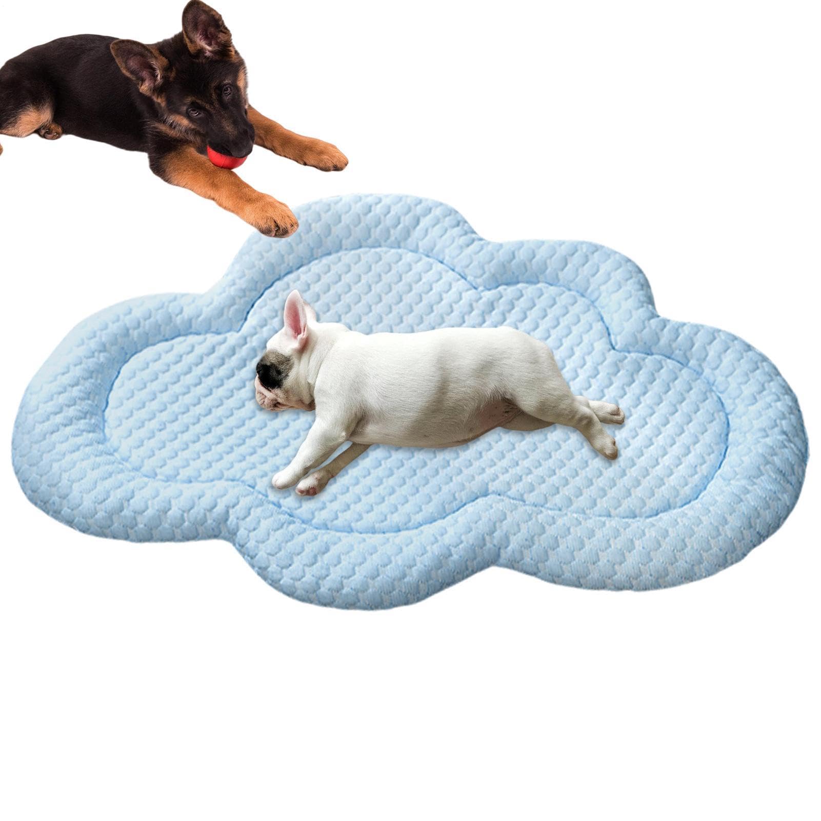 Genérico Estera de enfriamiento para Perro, Manta para Perros de | enfriamiento,Almohadilla de Hielo de de Perros Fresco | Colchón de Perrera para Dormir Suave para un Cachorro Medio pequeño p