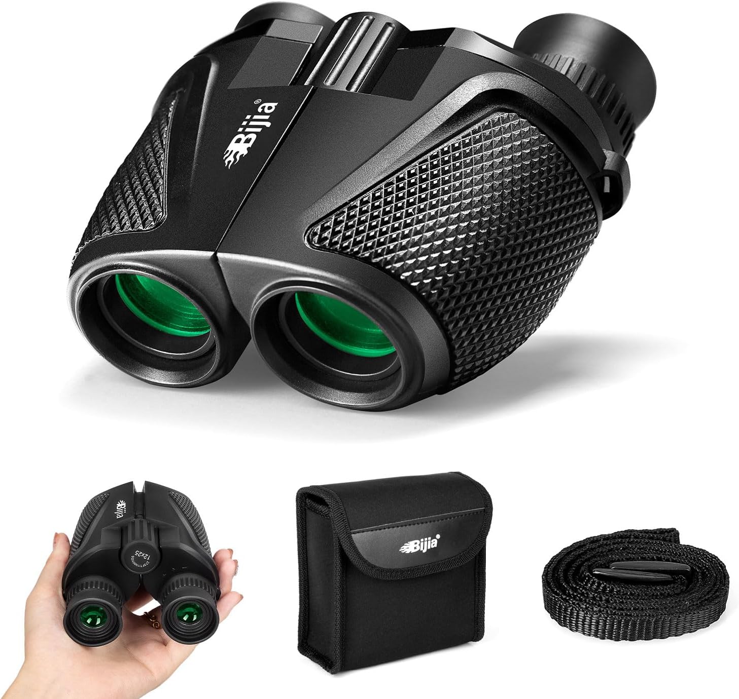 12X25 High Powered Binoculars for Adults, Compact