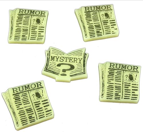 Cthulhu, Rumor & misterio Token Set, Marfil (5)