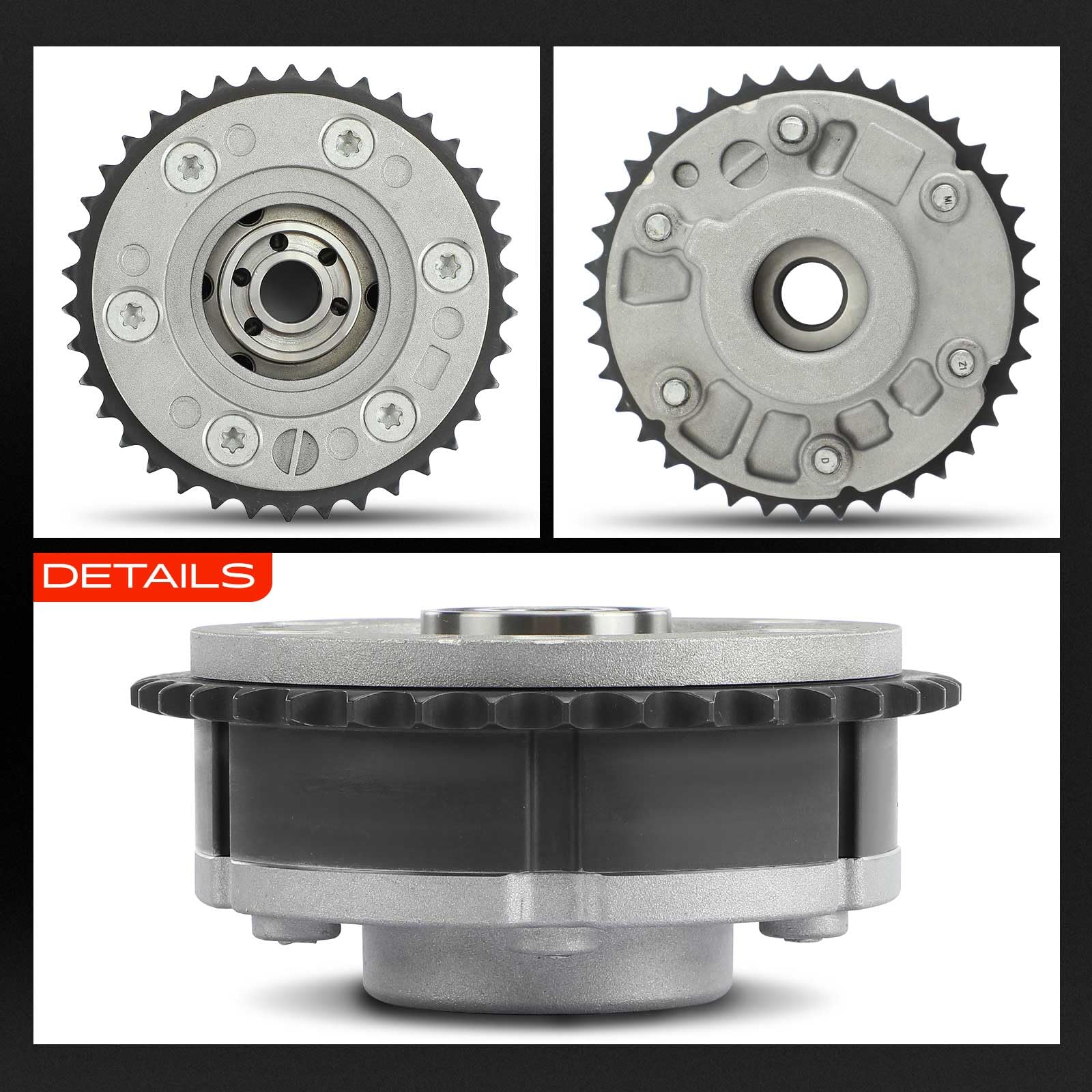Frankberg Ajustador del árbol de levas lado de escape 11367540346 | Compatible con: Serie 6 Convertible E64, Serie 1 Convertible E88, Serie 1 E81, Serie 3 Coupé E92, Serie 3 Touring E91
