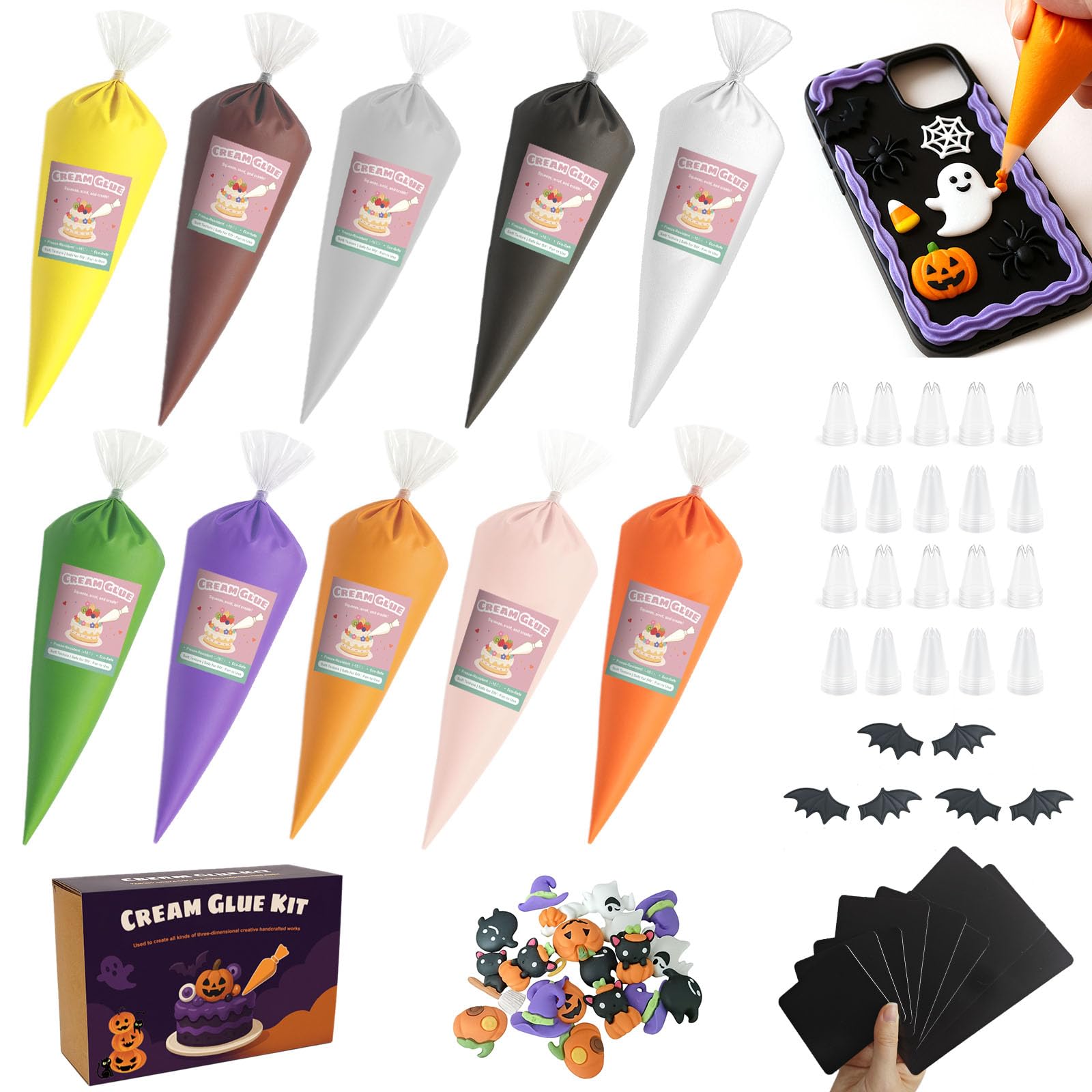 Crème lijm: materiaal zelfgemaakt telefoonhoesje, hars, sieradenaccessoires (100 g) - Nederland