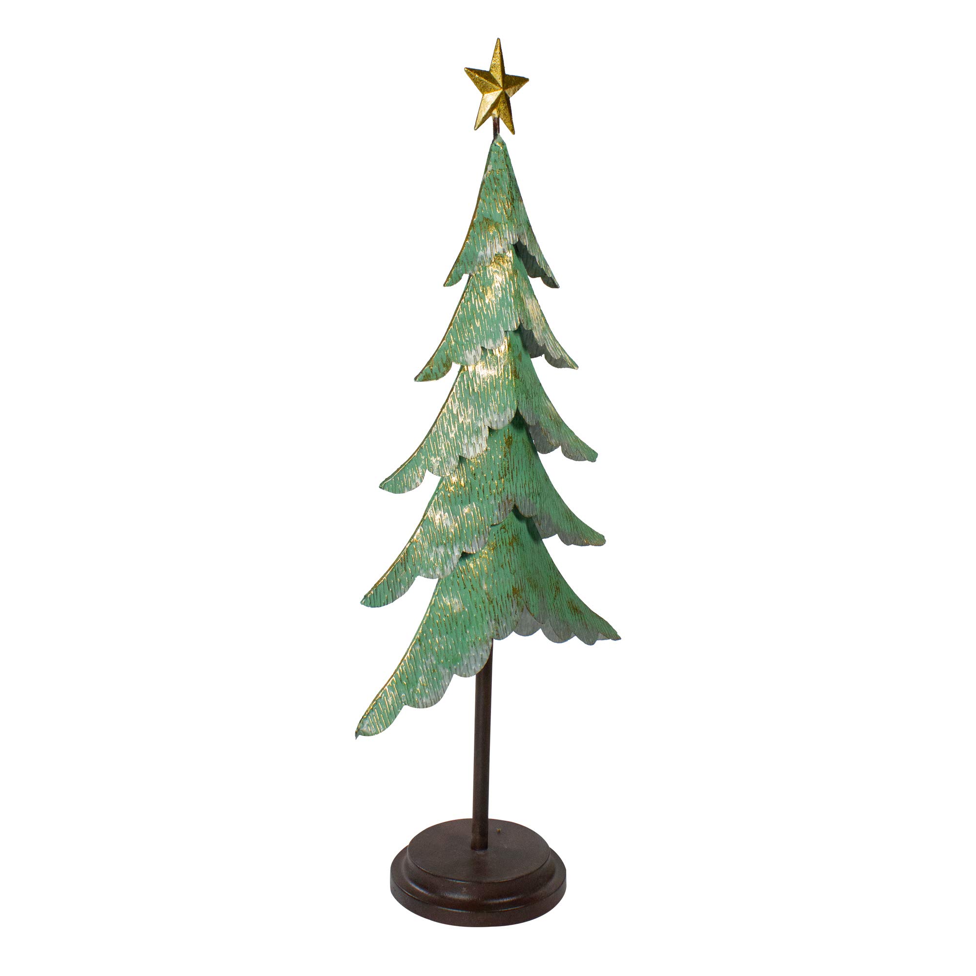 Amazon.com: Rustic Layered Christmas Tree with Star Decoration