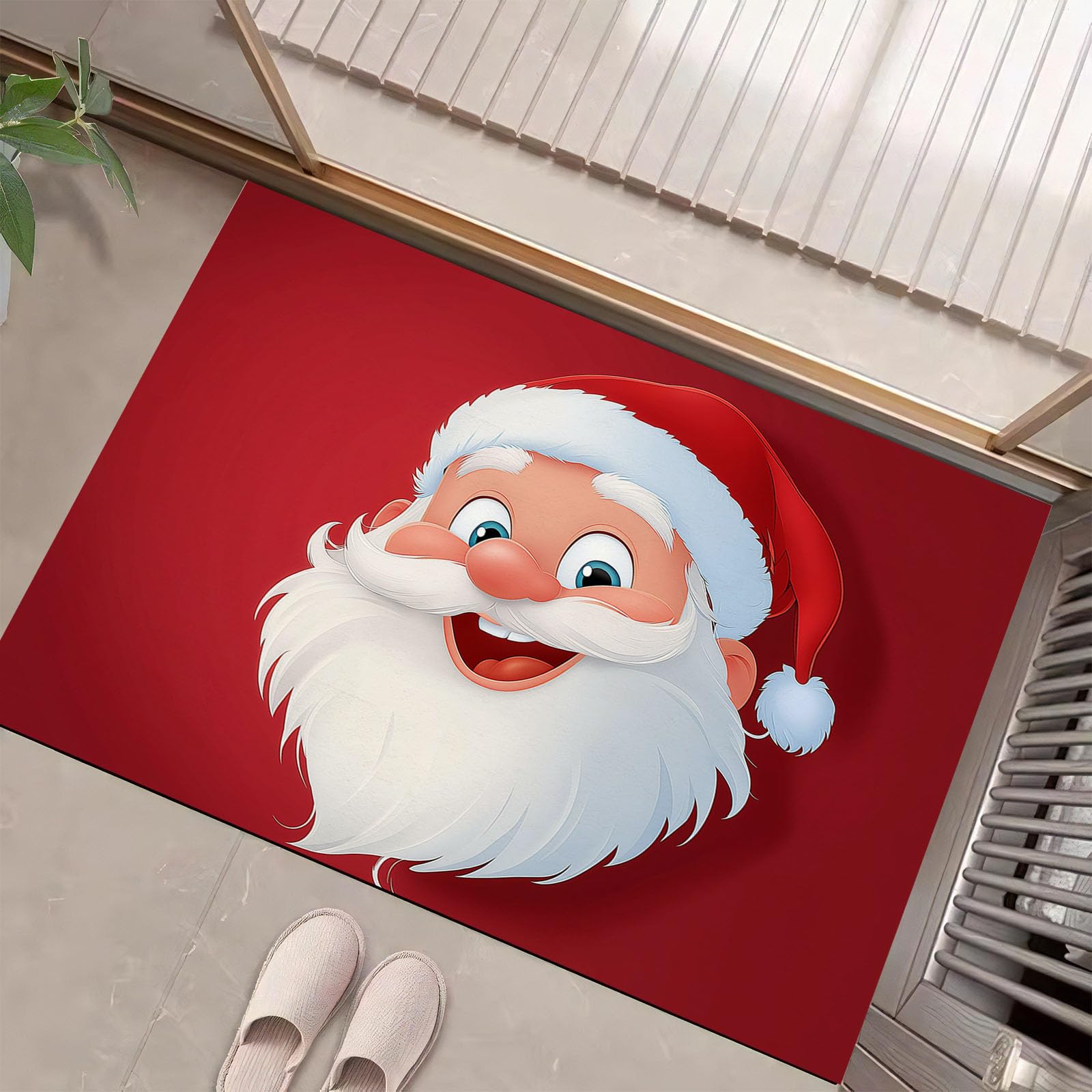 Tapis d'entrée Avatar du Père Noël pour une déco de fête réussie