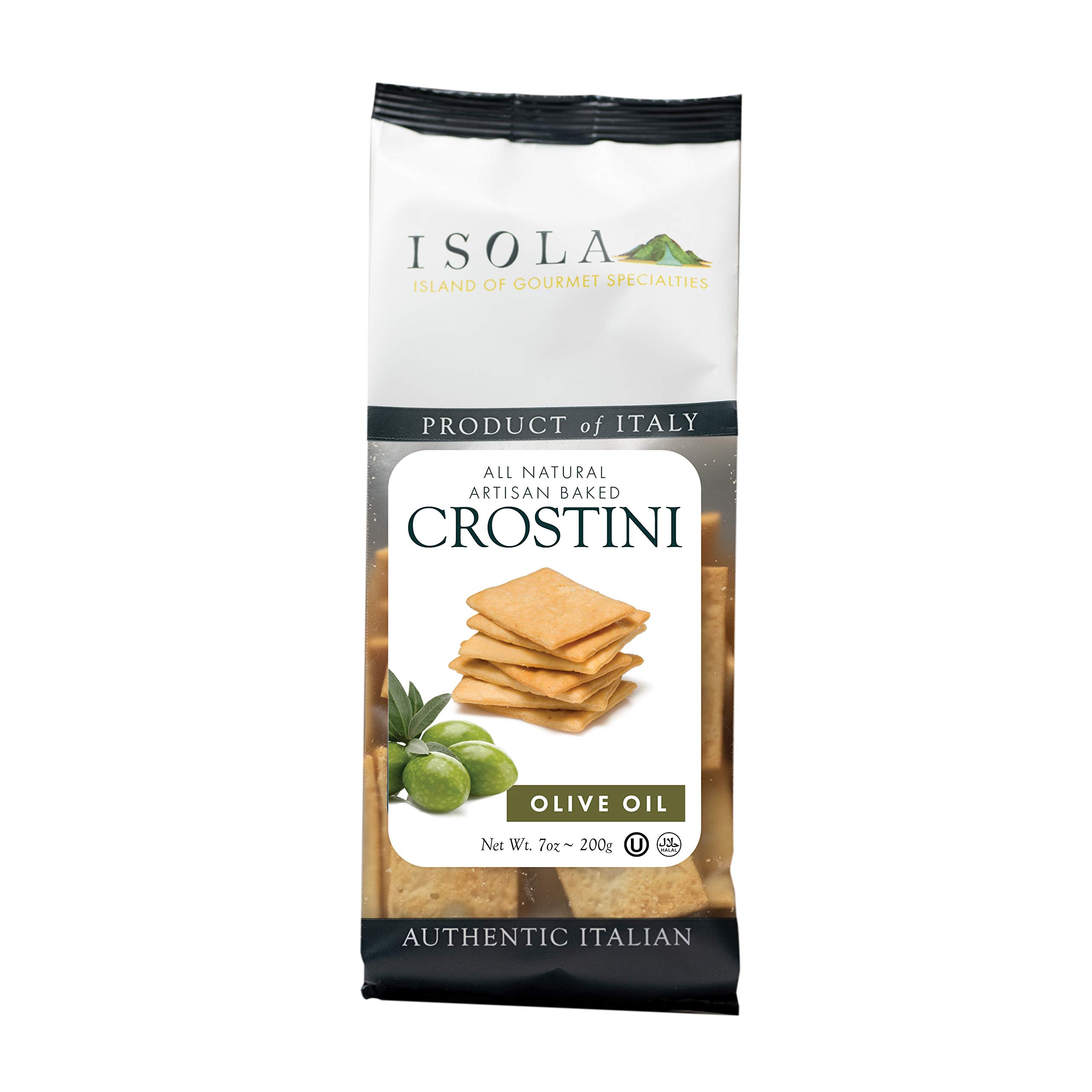Isola Italian Premium Olive Oil Crostini-6 Pack