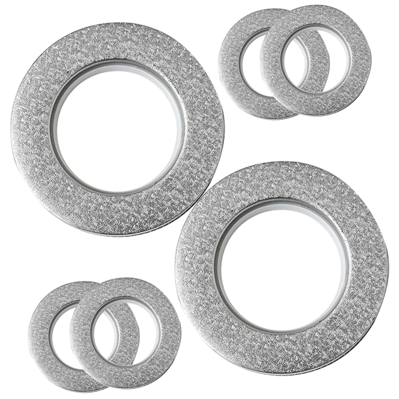 Alipis 30pièces Anneaux De Rideau Plastique Oeillets pour Rideaux Et Accessoires De Décoration Installation Facile sans Outils Compatible avec Et Fenêtres