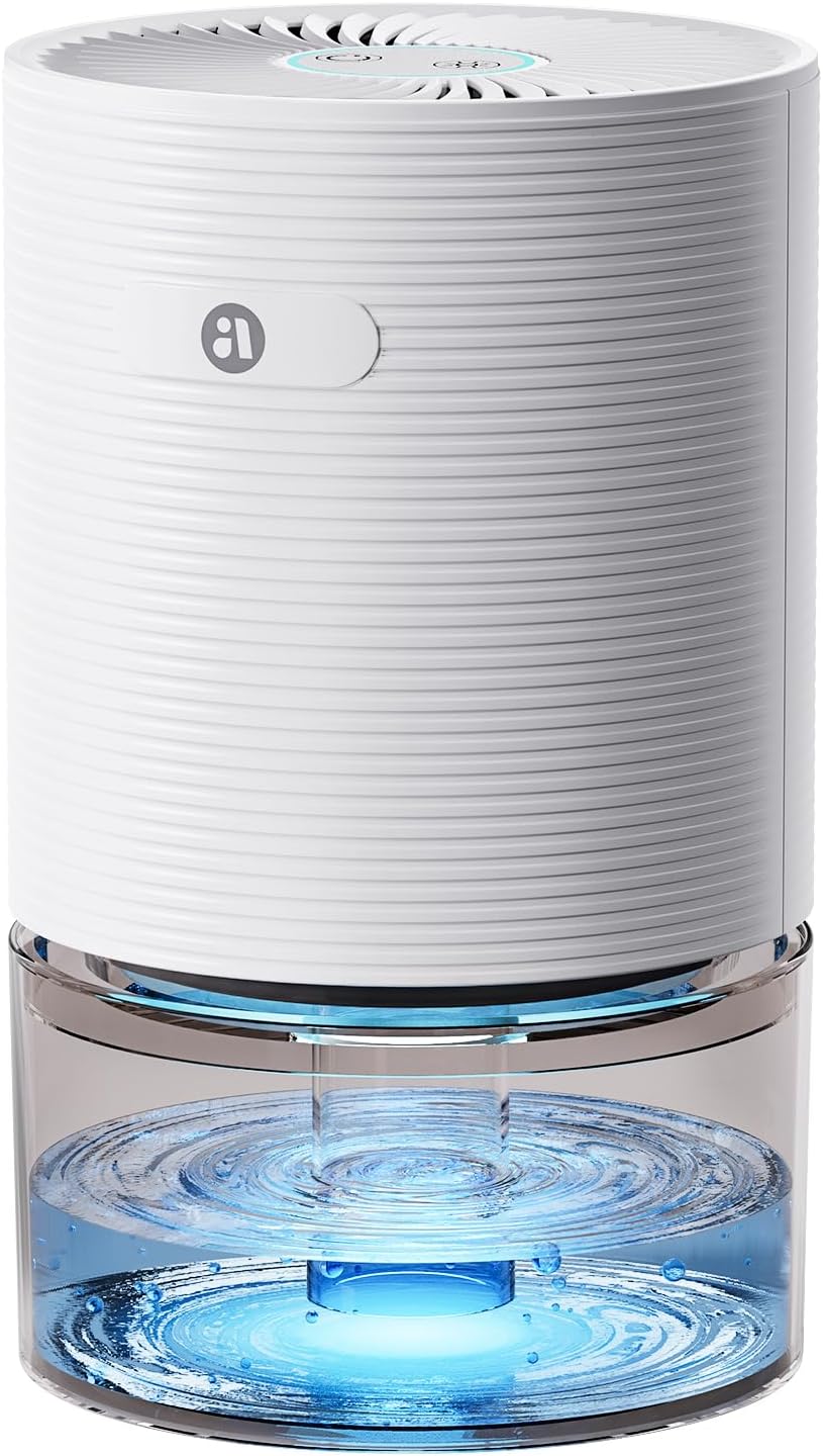 Dehumidifiers for Home, 25oz Dehumidifier for Bedroom with Auto-off, Ultra Quiet Energy Saving for Bathroom Closet Wardrobe Office RV (285sq.ft)