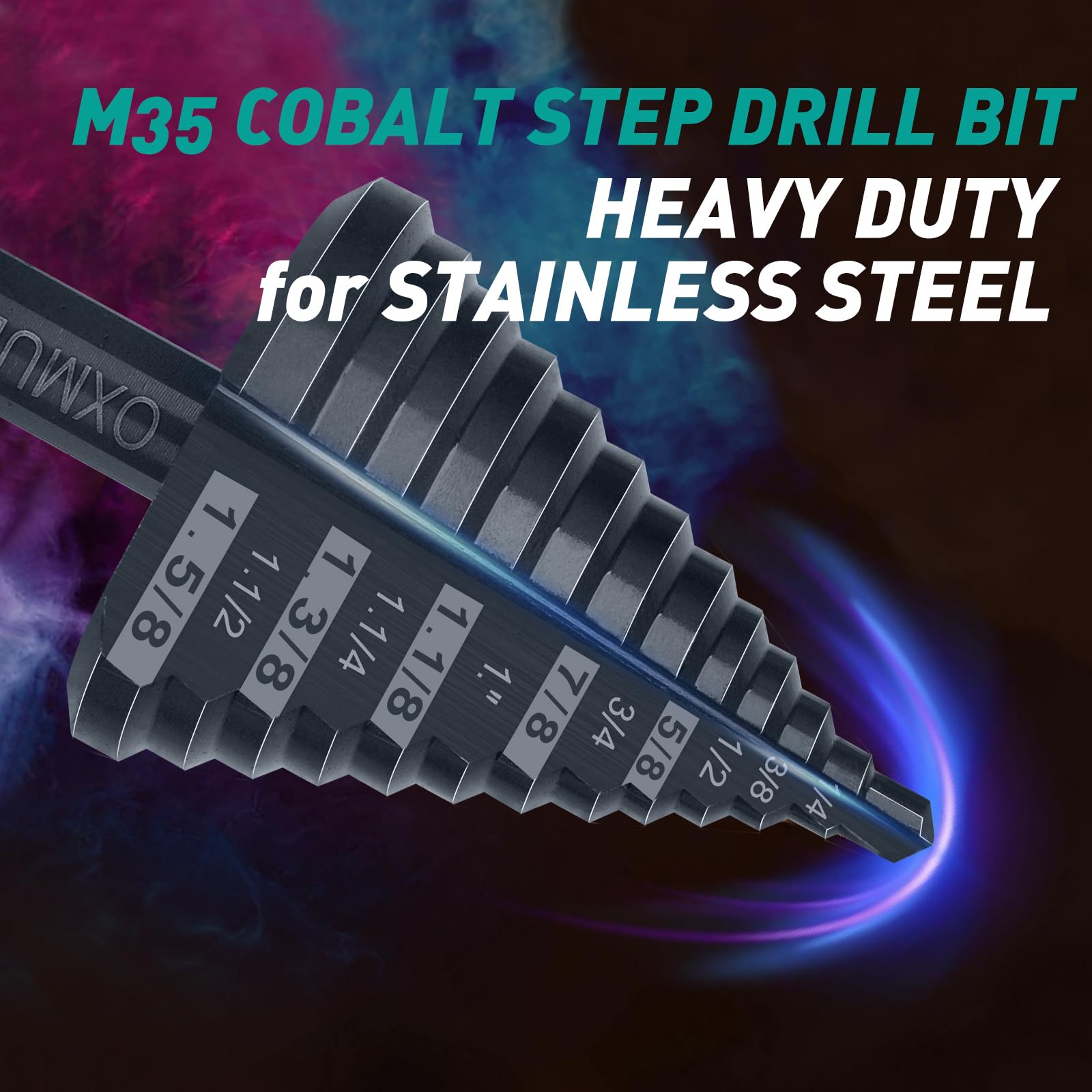M42 Cobalt Step Drill Bit - Steel & Metal -5