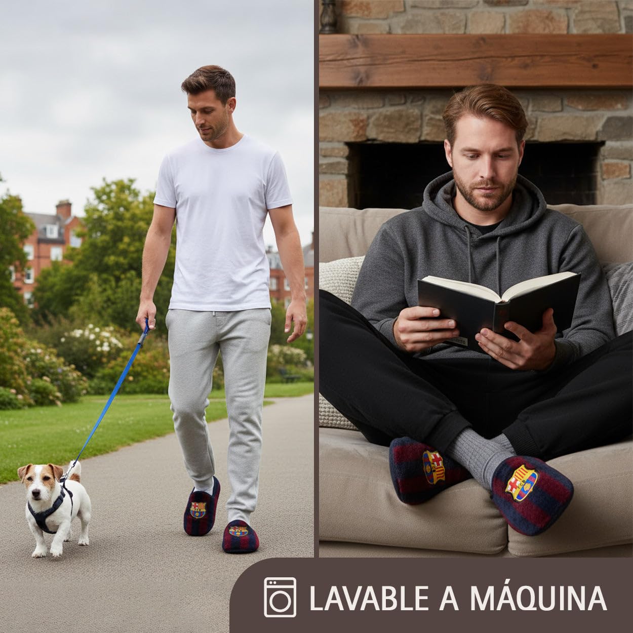 MARPEN SLIPPERS, Zapatillas de Casa de Invierno Oficiales del FC Barcelona de Fútbol para Niño o Niña