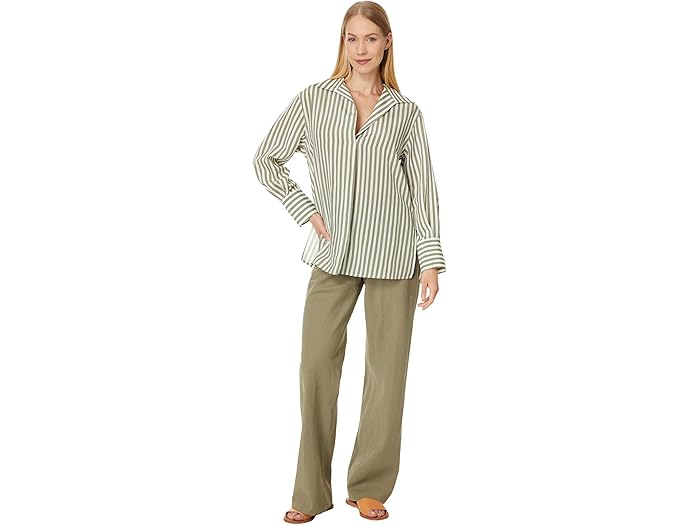 Coast Stripe Shaped Collar Pullover - Image 1