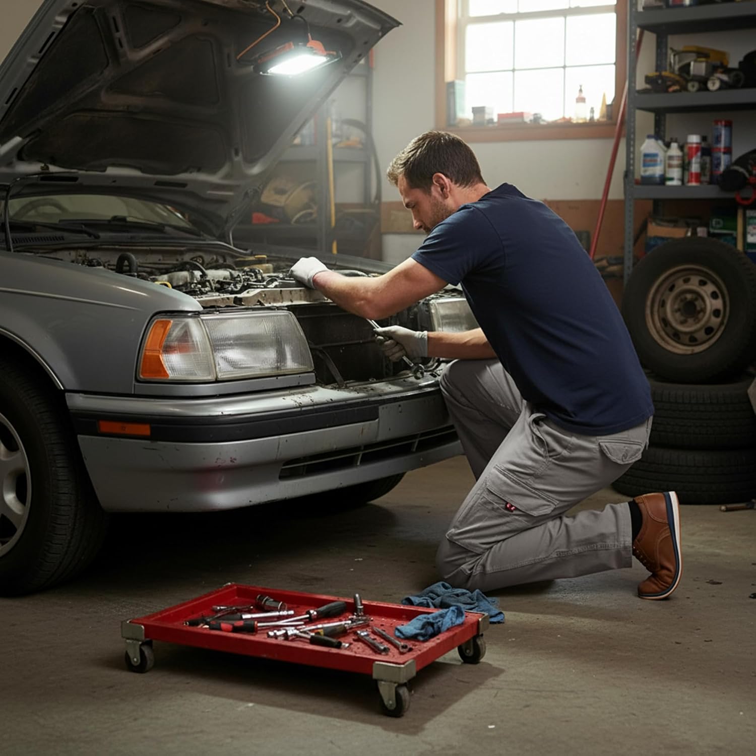 Casual Cargo Pants for Men - Stretchable, Regular Fit Cargo Work Pants for Men - 6 Pocket Outdoor Mens Work Pants - Image 3