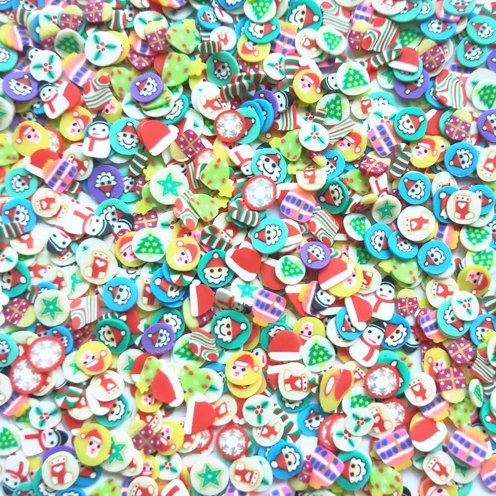 40g Mini Nail Art Fimo Slices Adults Nails Slices Art Design Supplies DIY Craft (Vegetables)
