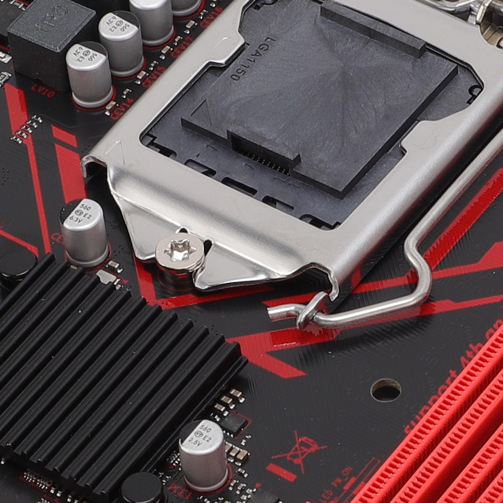 Scheda Madre H81 Micro ITX Scheda Madre Mini ITX LGA1150 DDR3 M.2 NVME per Core I7 I5 I3 E3 con 1080p VGA Doppia Uscita PCIE2.0 X8 (di Rete da 100 Mbps)