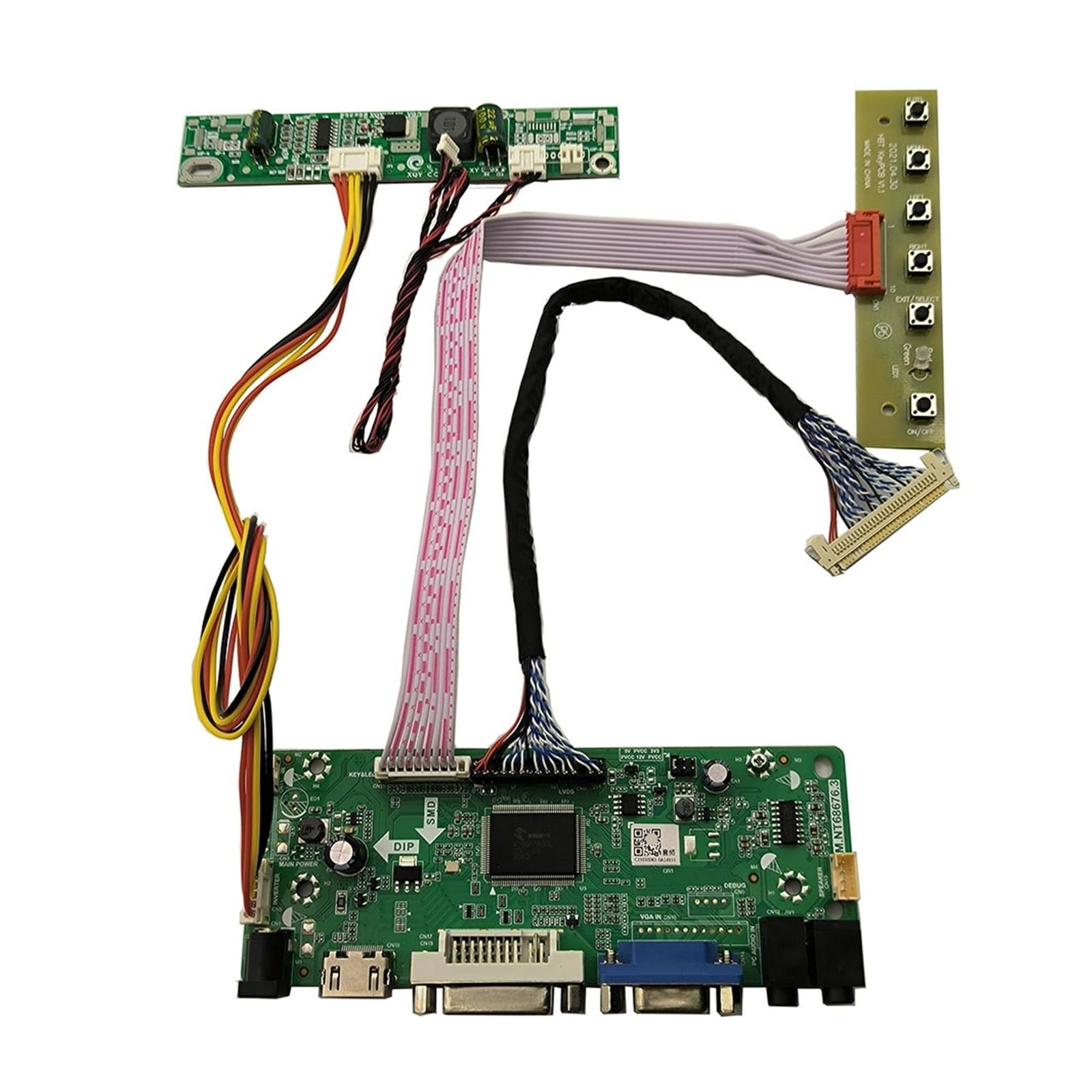 Controller Driver Board Monitor Kit,compatible For IMAC， A1311 LM215WF3-SDA1 SDB1 SDC2 SLA1 1920X1080 LCD LED Screen Panel Parts(LM215WF3-SLA1)
