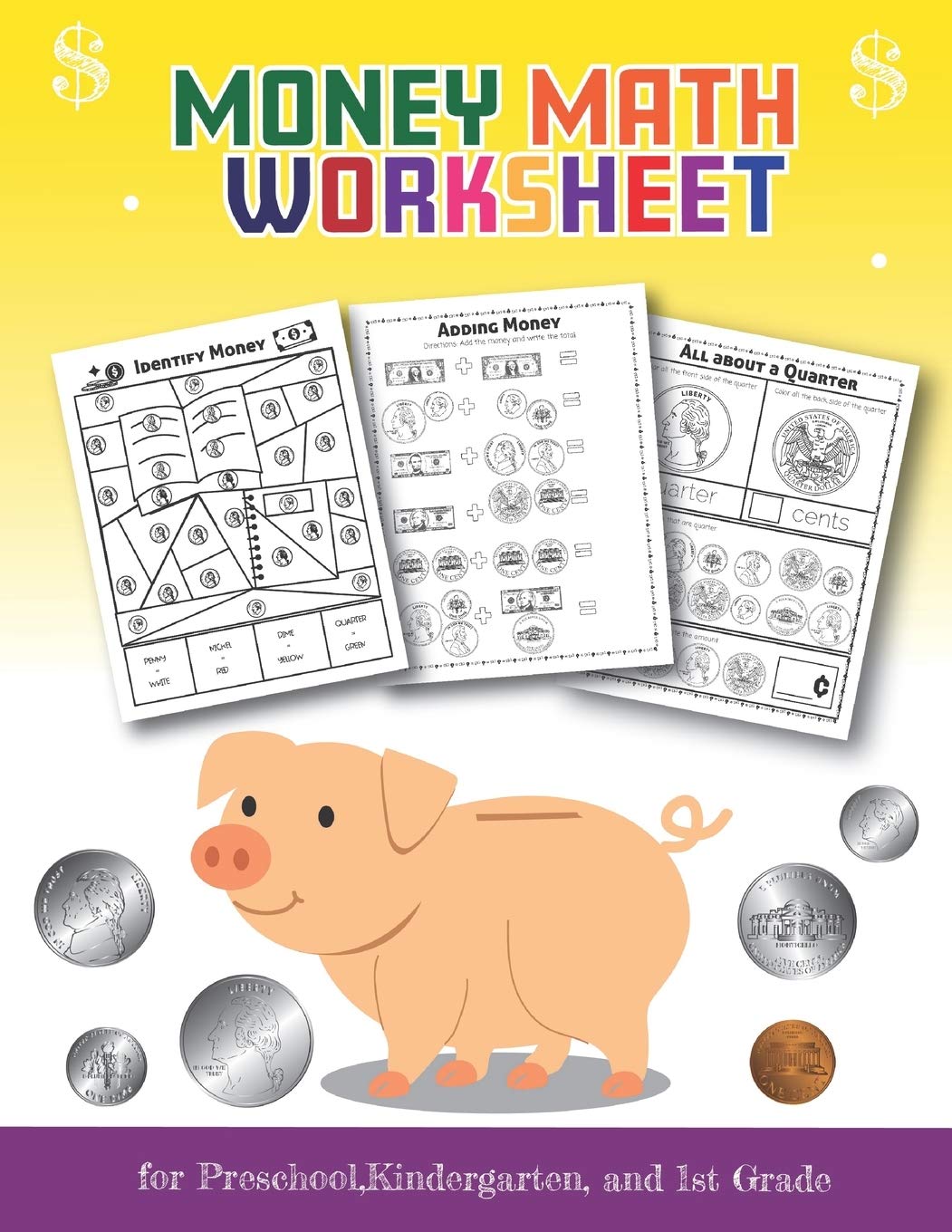 money-math-worksheet-for-preschool-kindergarten-and-1st-grade-over-20-fun-designs-for-boys-and-girls-fun-educational-worksheets-practice-sheets-for-ages-5-and-up-teaching-little-hands-publishing for Free Printable Kindergarten Money Worksheets Money Math Worksheet for Preschool, Kindergarten and 1st grade: Over 20 Fun Designs For Boys And Girls - Fun Educational Worksheets Practice Sheets for ages 5 and up: Teaching Little Hands Publishing: for Free Printable Kindergarten Money Worksheets