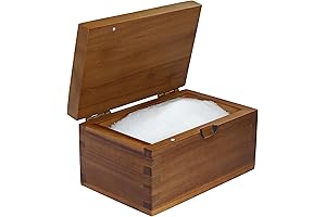 Salt Cellar Wooden 20oz - Preserve Essence, Elevate Culinary Moments