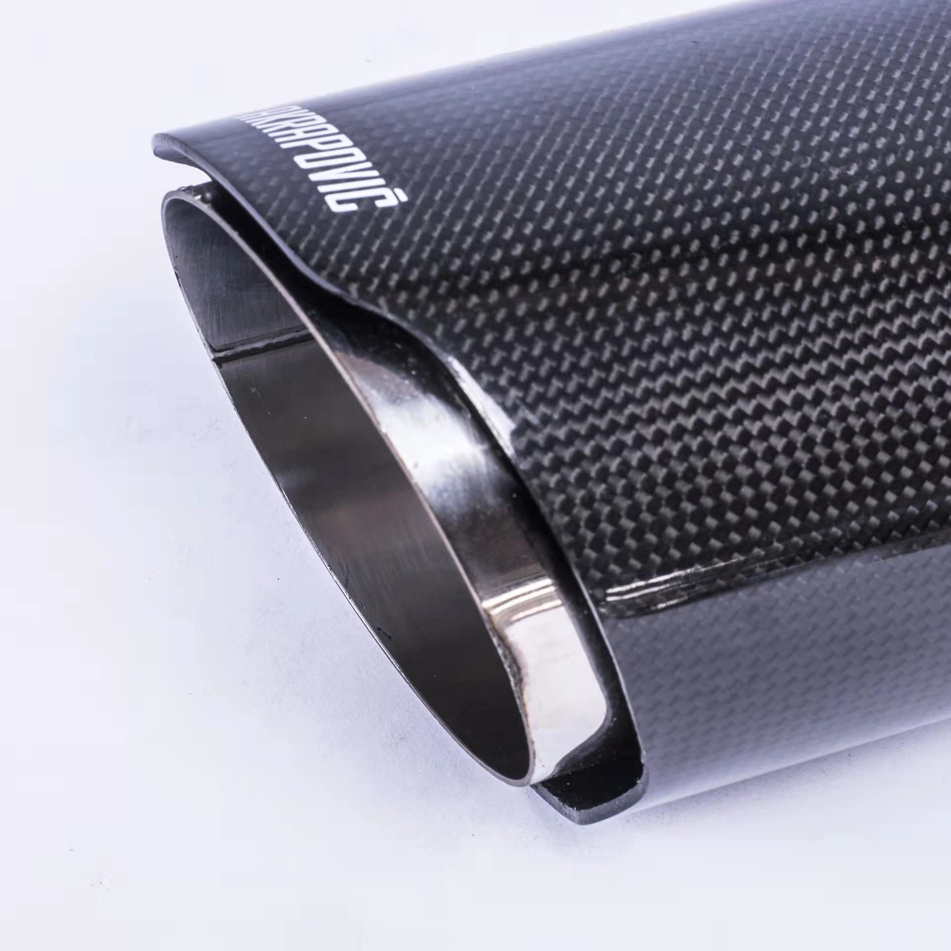 1 Pezzi Tubo Di Scarico Auto Per Alpha Stelvio 2017 2018 2019 2020 2021,Tubo Di Scarico Universale Monotubo Per Automobile In Acciaio Inossidabile,Accessori Per Lo Styling Della Modifica Dell'auto