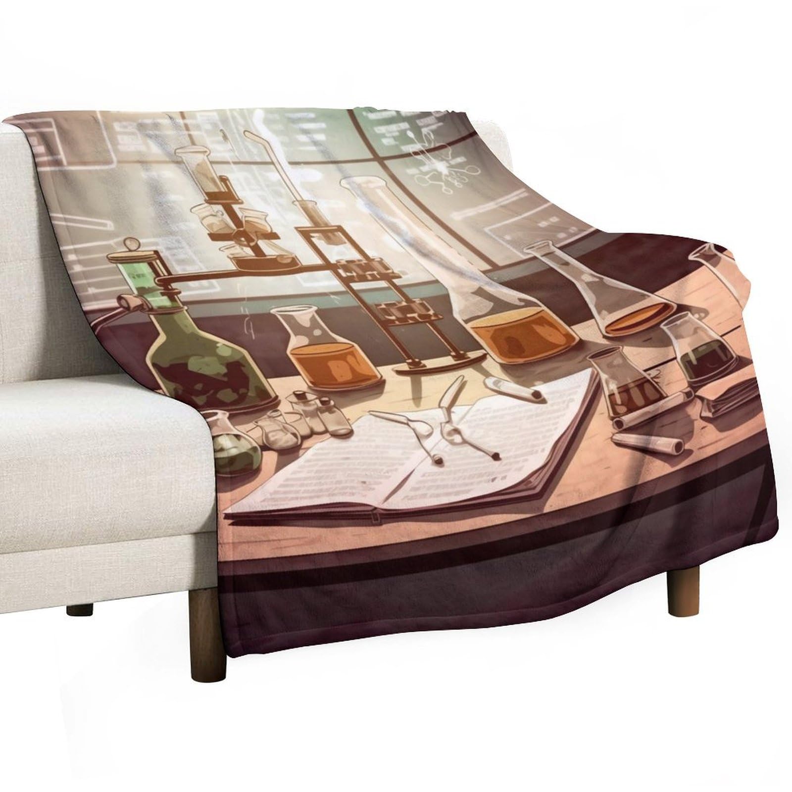 Couverture flanelle grand lit peluche contre le froid nocturne