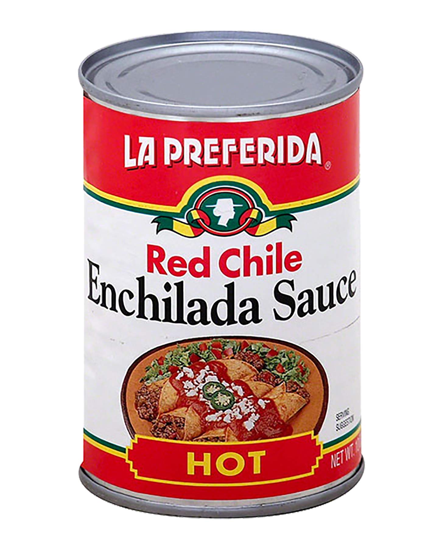 La Preferida Mexican Foods Red Chile Enchilada Sauce, Hot | Salsa de Chile Rojo para Enchiladas | 10 OZ (Pack of 12)