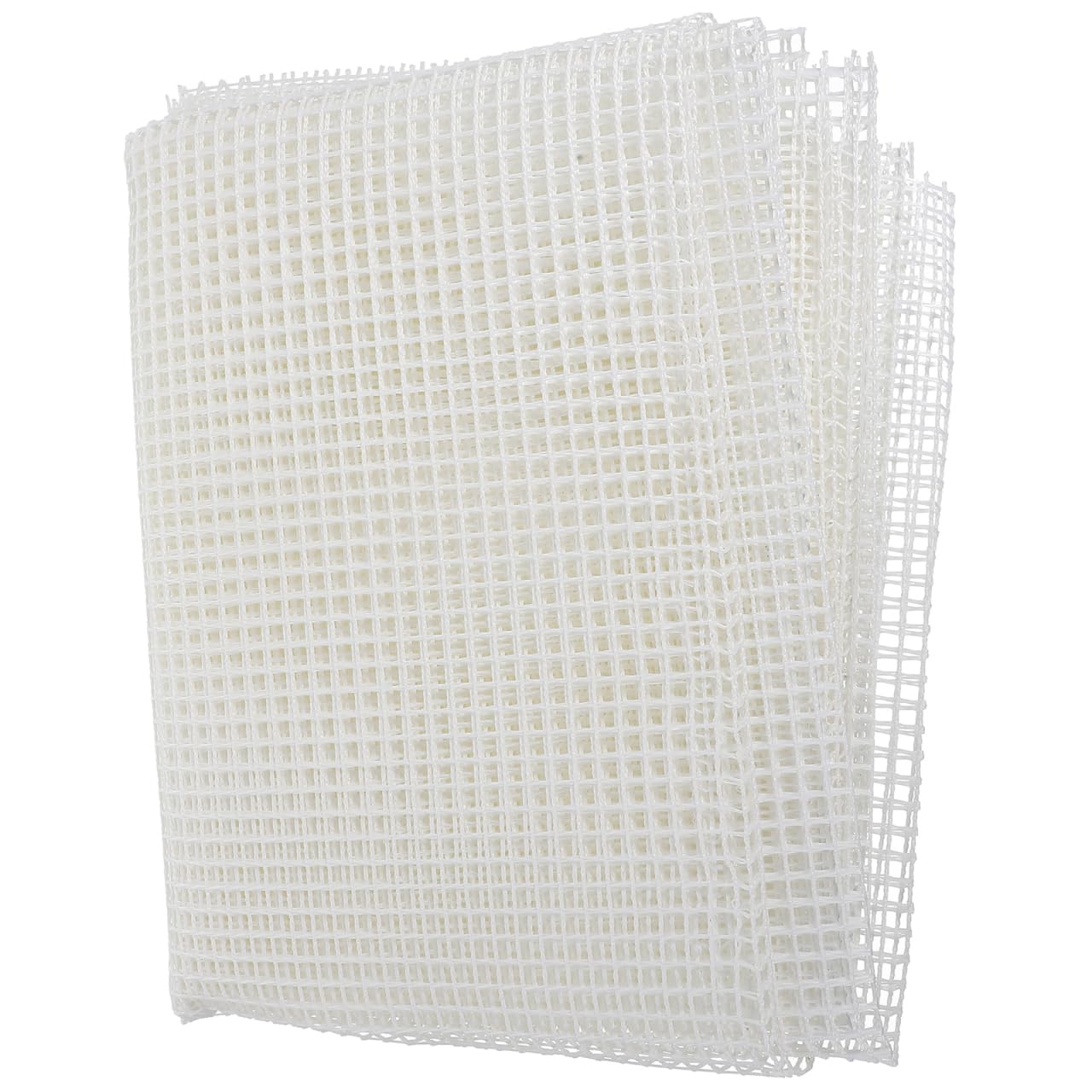 Gatuida Latch Hook Canvas Mesh: DIY Rug Hooking Mesh Canvas Craft Tool for Tapestry Making Carpet Latch Hook Crafts Lightweight White Mesh Mat for Home Decor