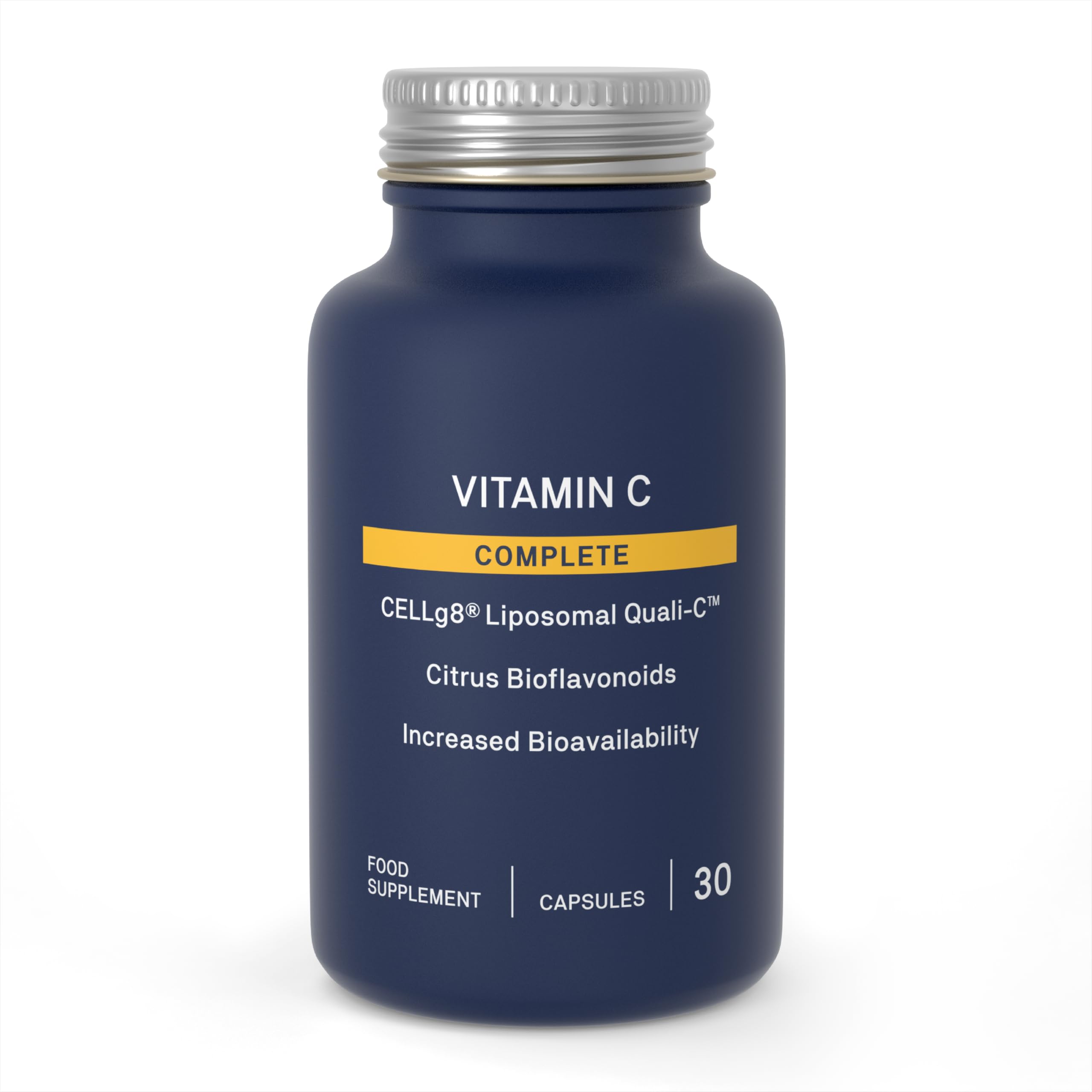Natroceutics Vitamin C Complete, Liposomal Vitamin C Capsules with Citrus Bioflavonoids & Quali-C, Gentle Daily Immune Support, Vegan, Once-a-Day - 30 Capsules